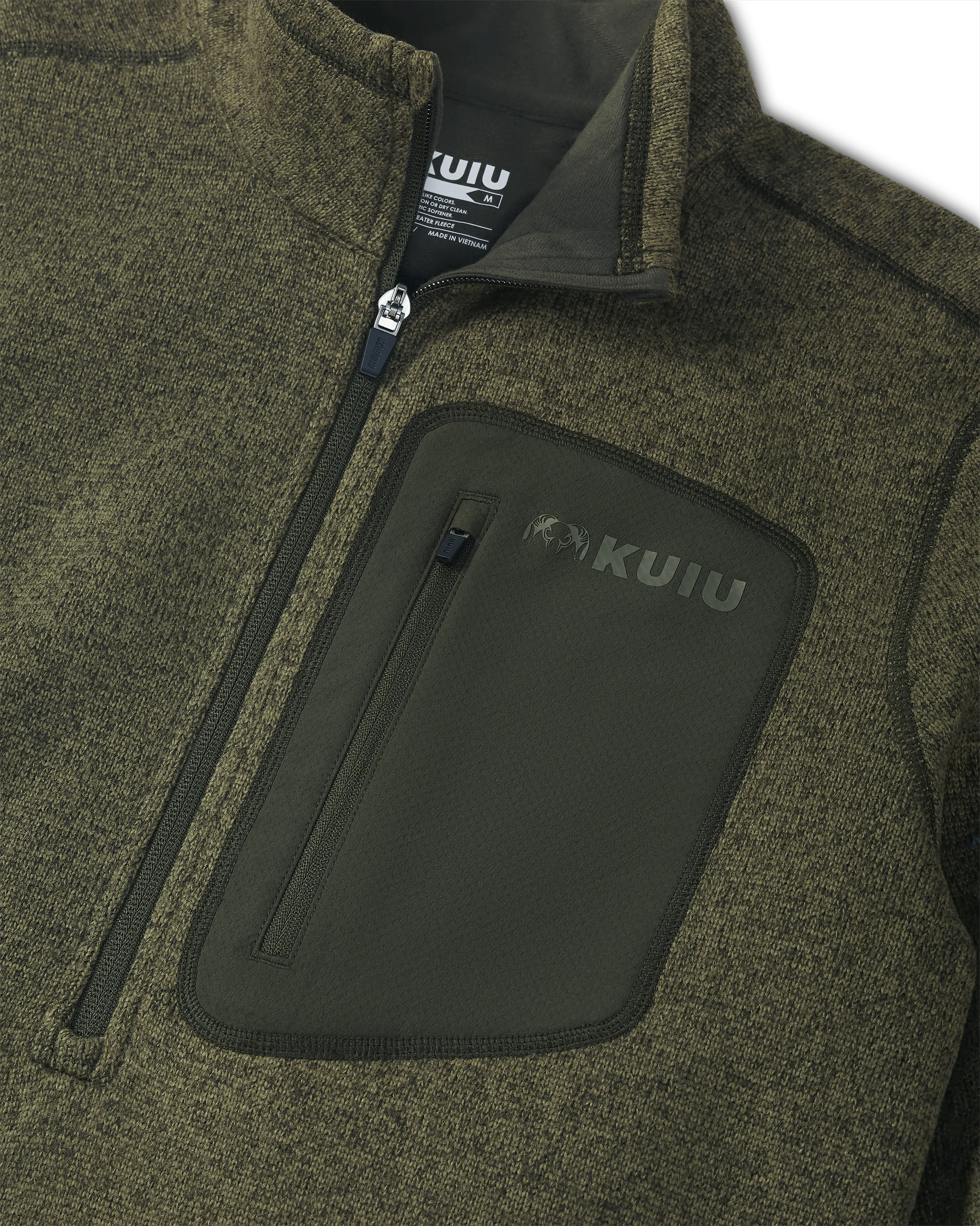 Base Camp Pullover Sweater | Olive Heather - Image 3