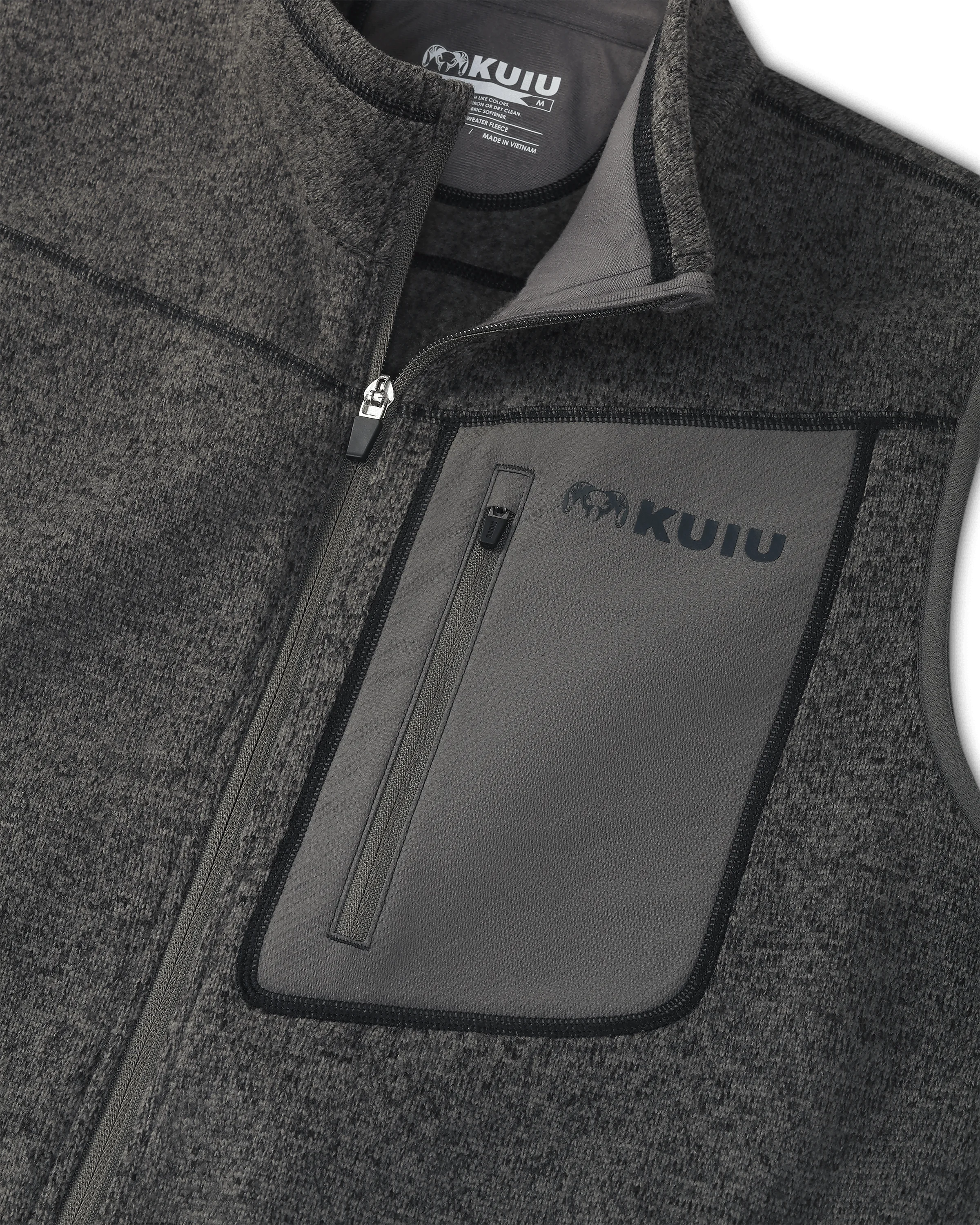 Base Camp Sweater Vest | Charcoal Heather - Image 3