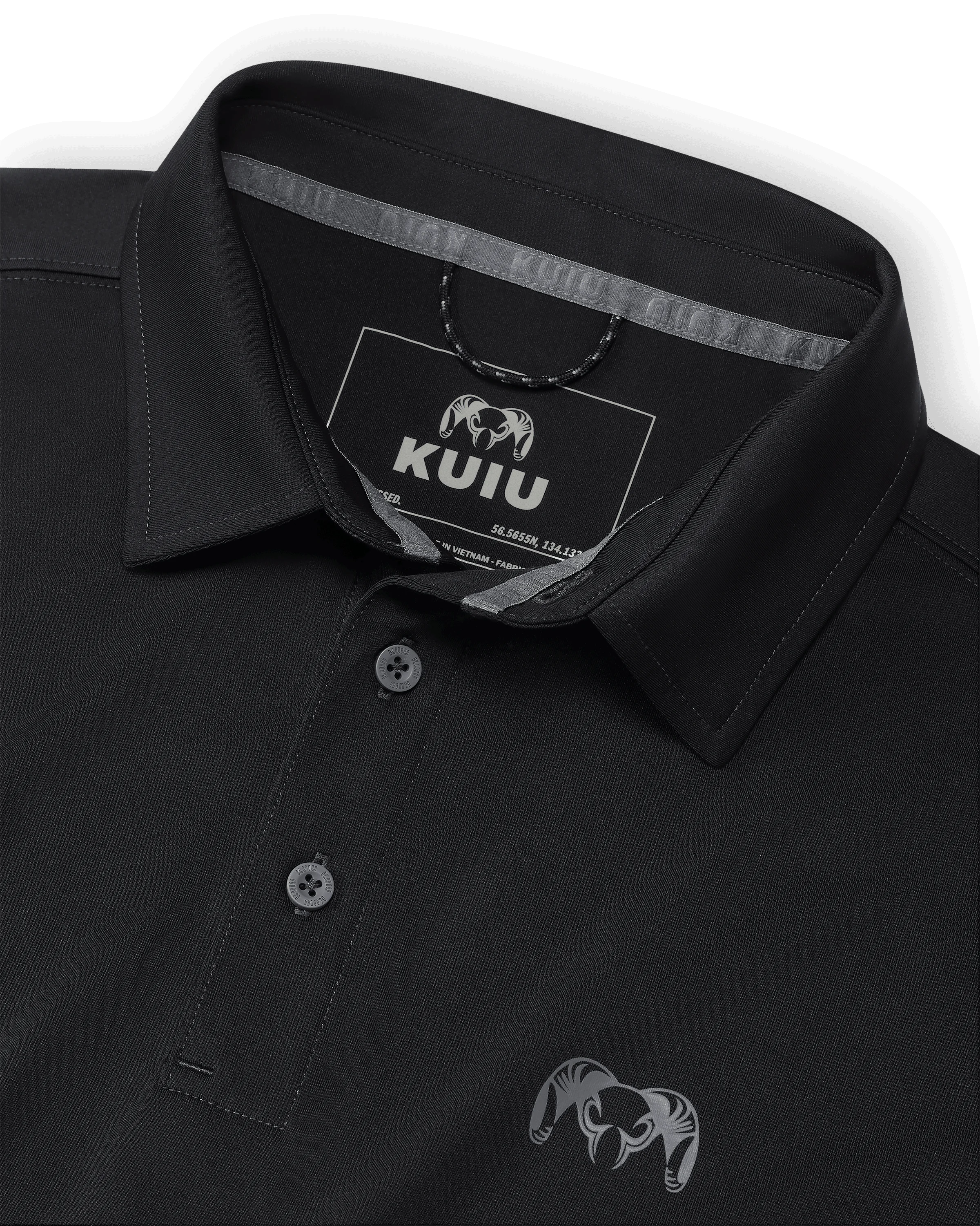KUIU Performance Polo | Black - Image 2