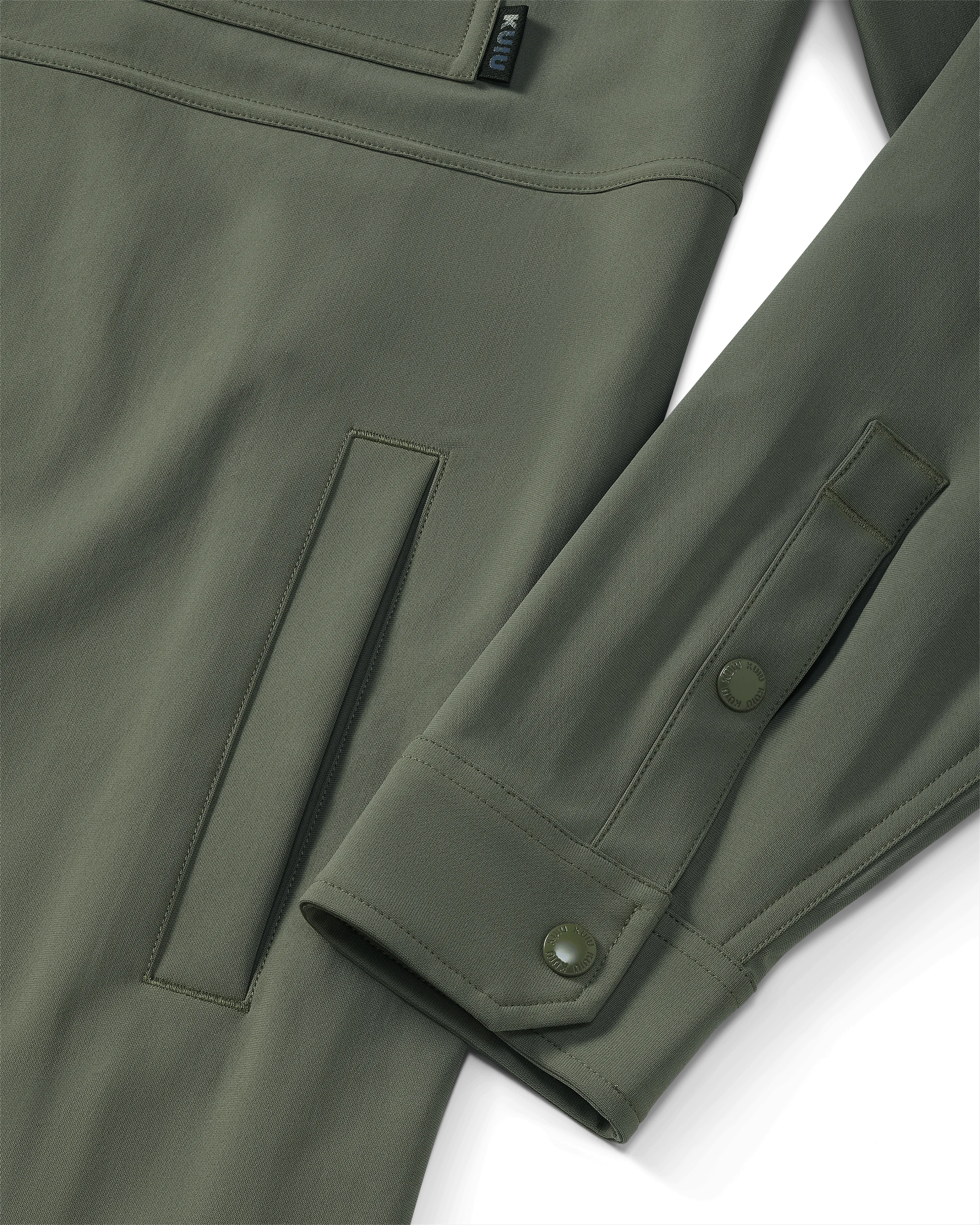 Outlet Tour Shirt Jacket | Dark Sage - Image 5