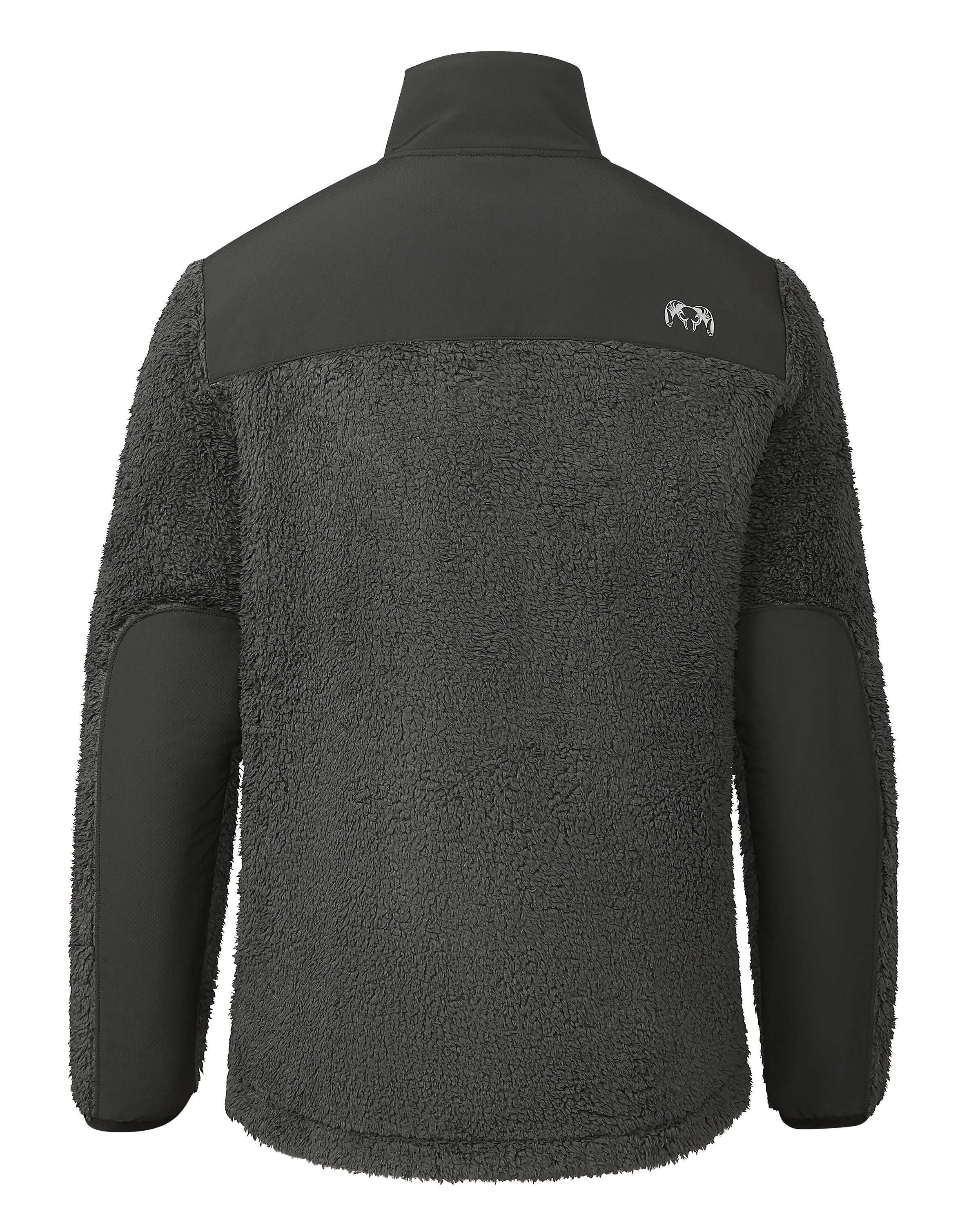 Sherpa Fleece Zip Pullover | Asphalt - Image 2