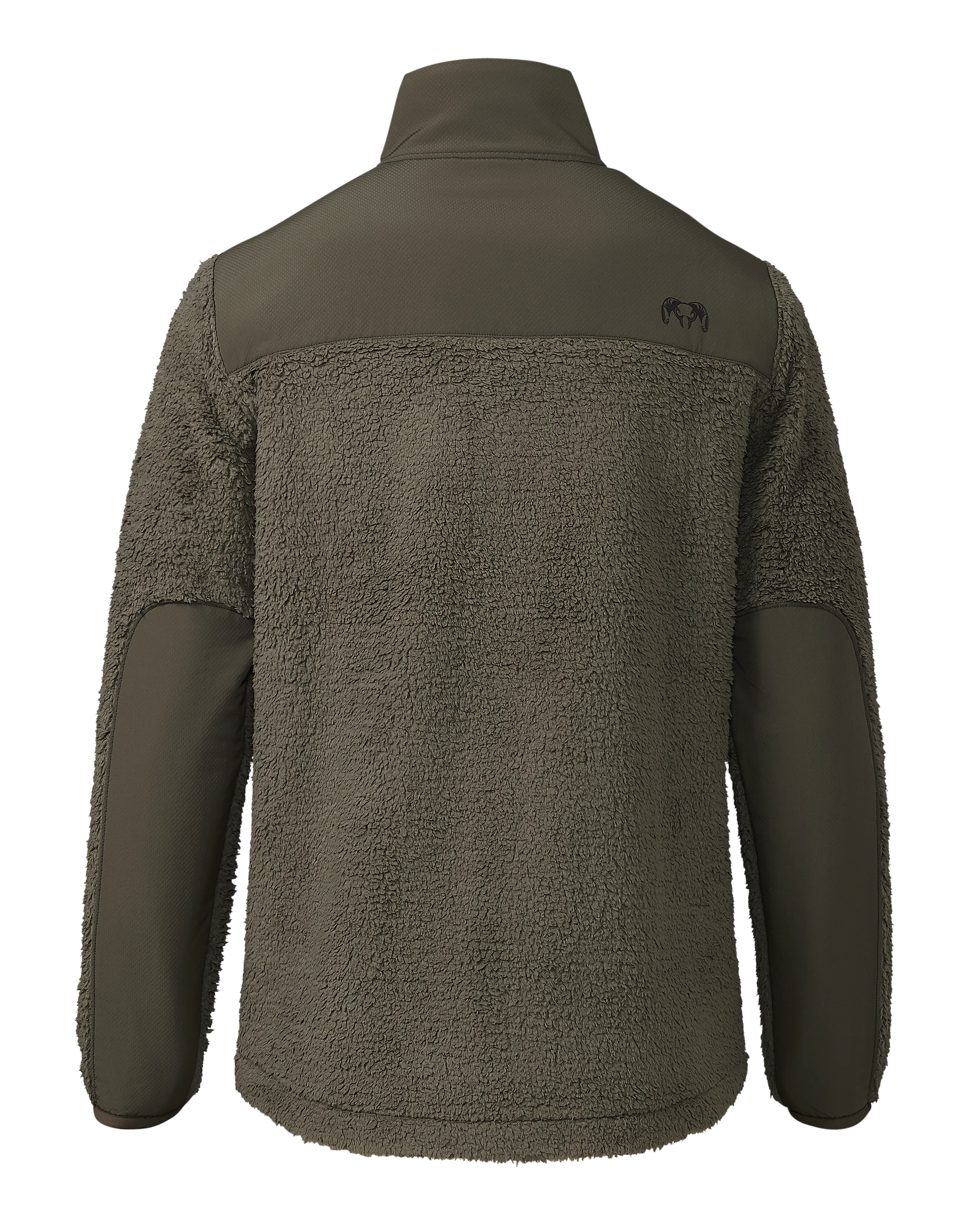 Sherpa Fleece Zip Pullover | Ash - Image 2