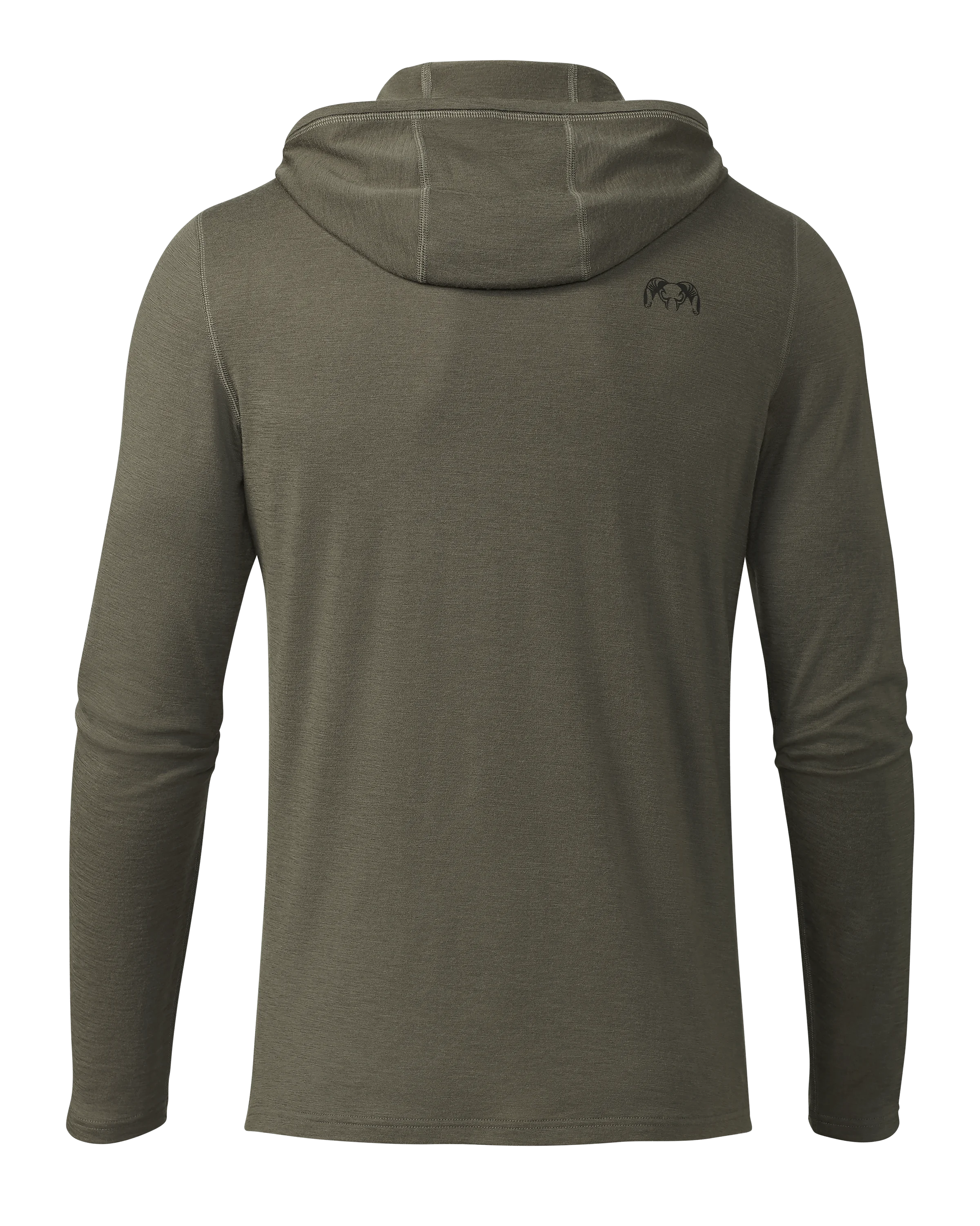 ULTRA Merino 120 LT LS Hoodie | Ash - Image 2