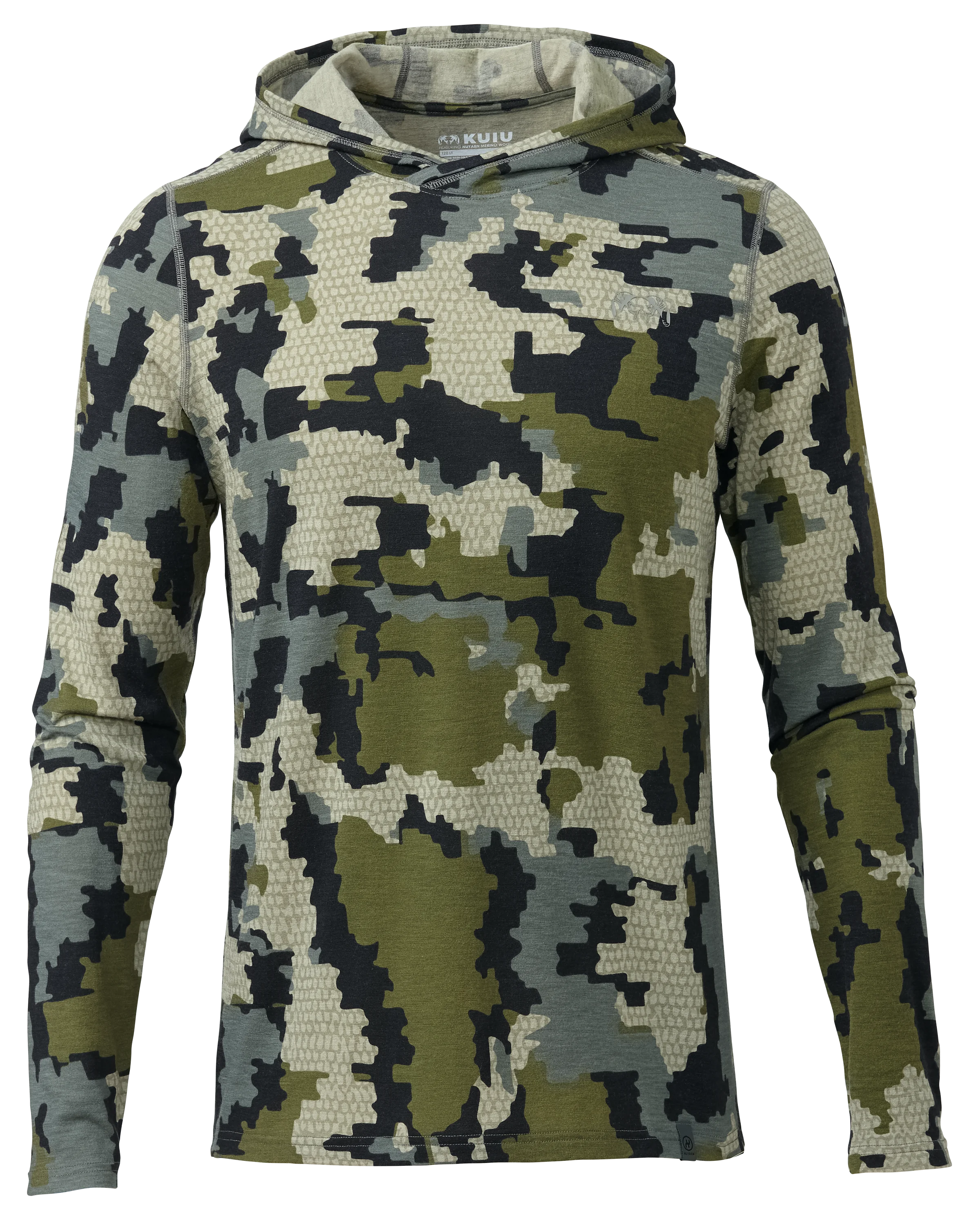 ULTRA Merino 120 LT LS Hoodie | Verde