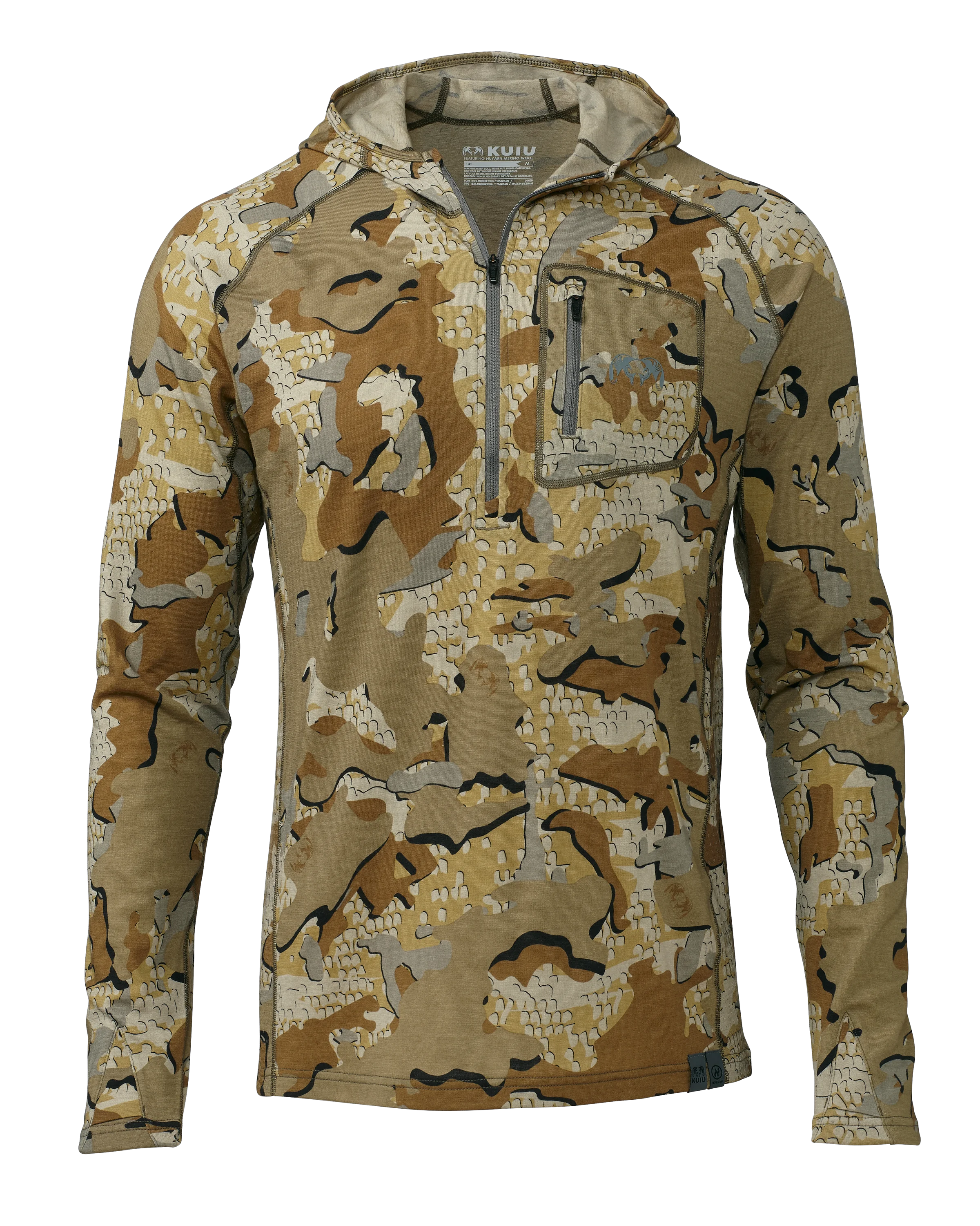 ULTRA Merino 145 Zip-T Hunting Hoodie | Valo