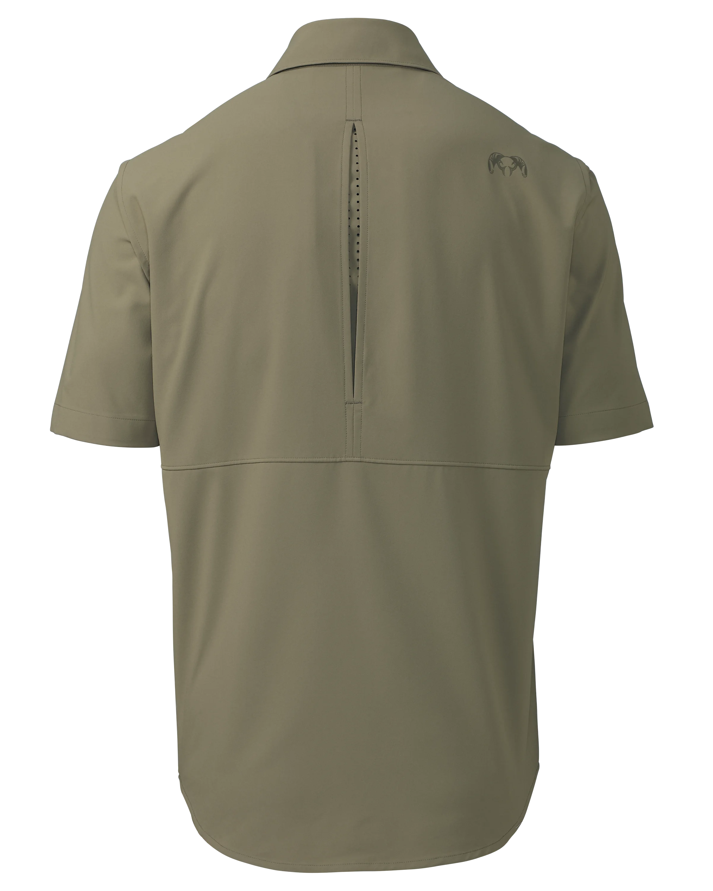 Alternative view of Mesa Vented SS Snap Shirt | Khaki