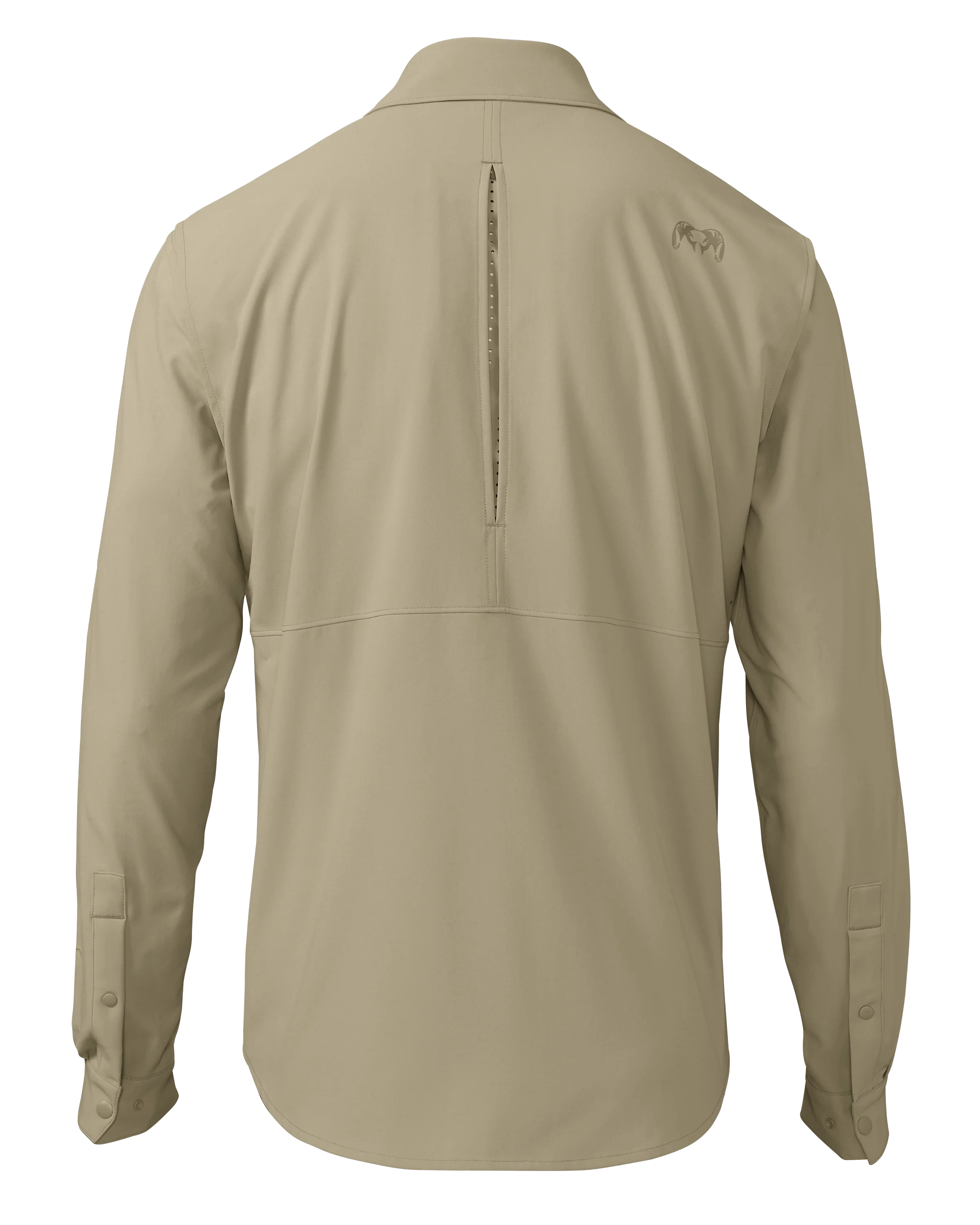 Alternative view of Outlet Mesa Vented LS Snap Shirt | Bone