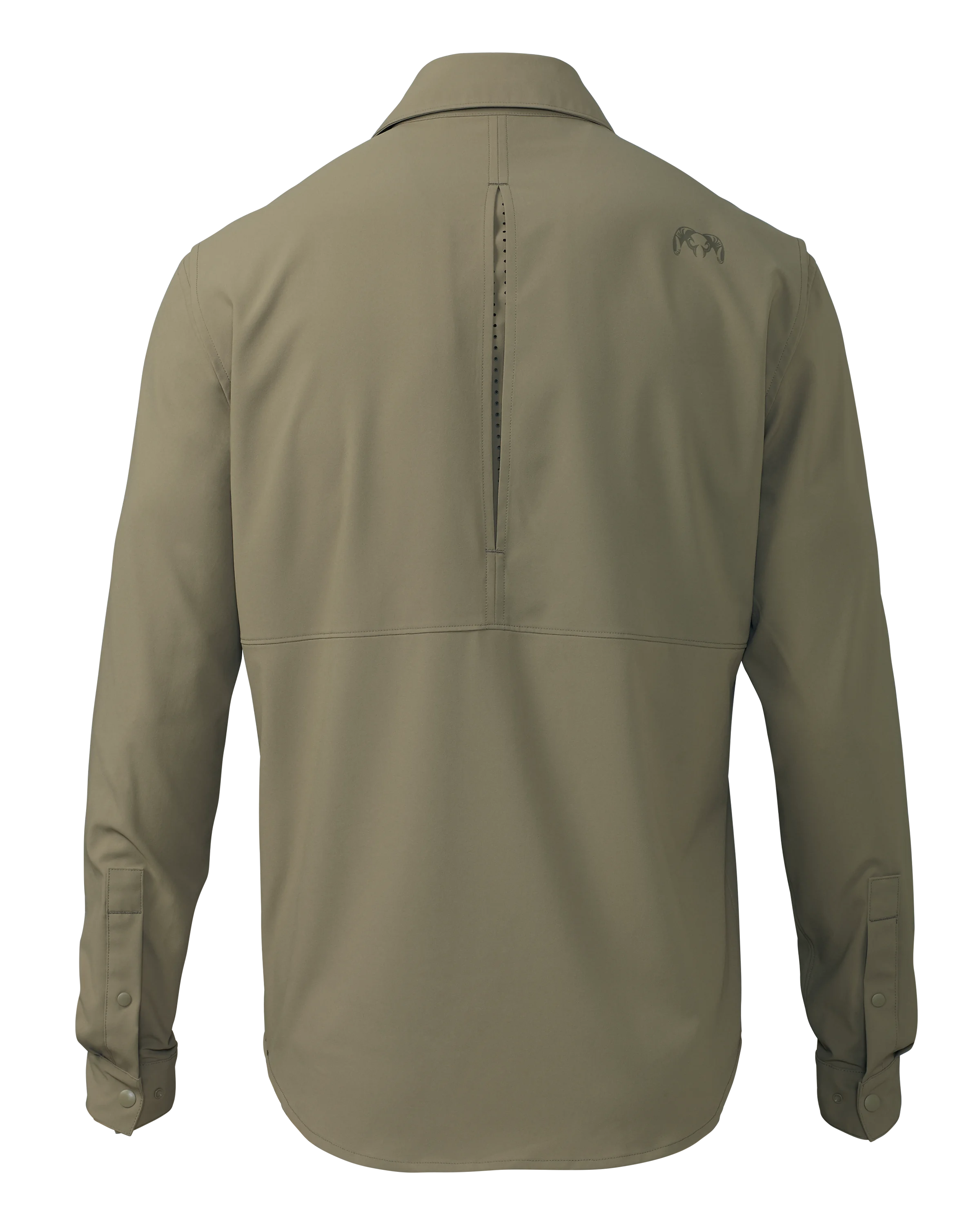 Alternative view of Mesa Vented LS Snap Shirt | Khaki