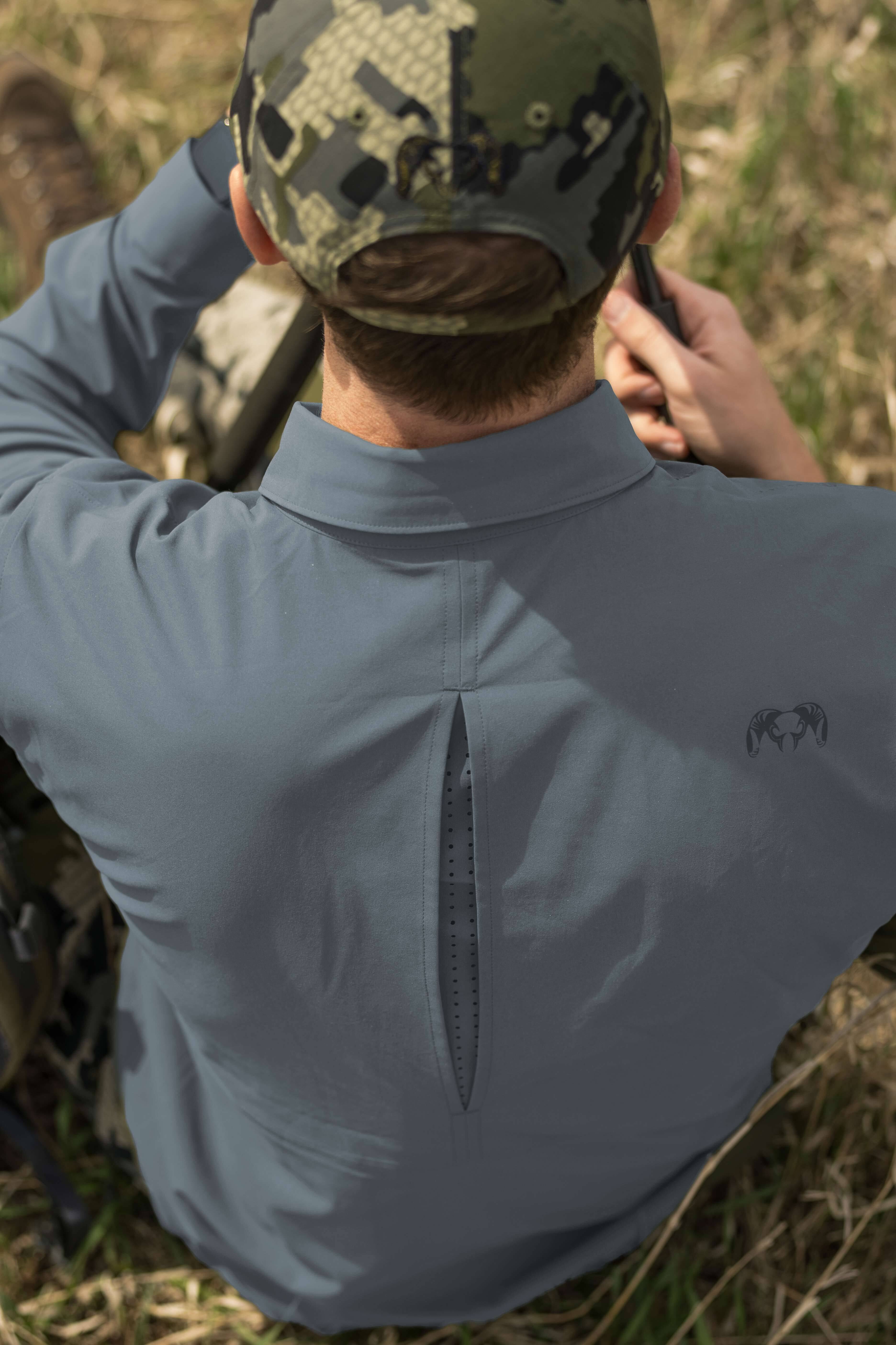 Mesa Vented LS Snap Shirt | Slate - Image 3