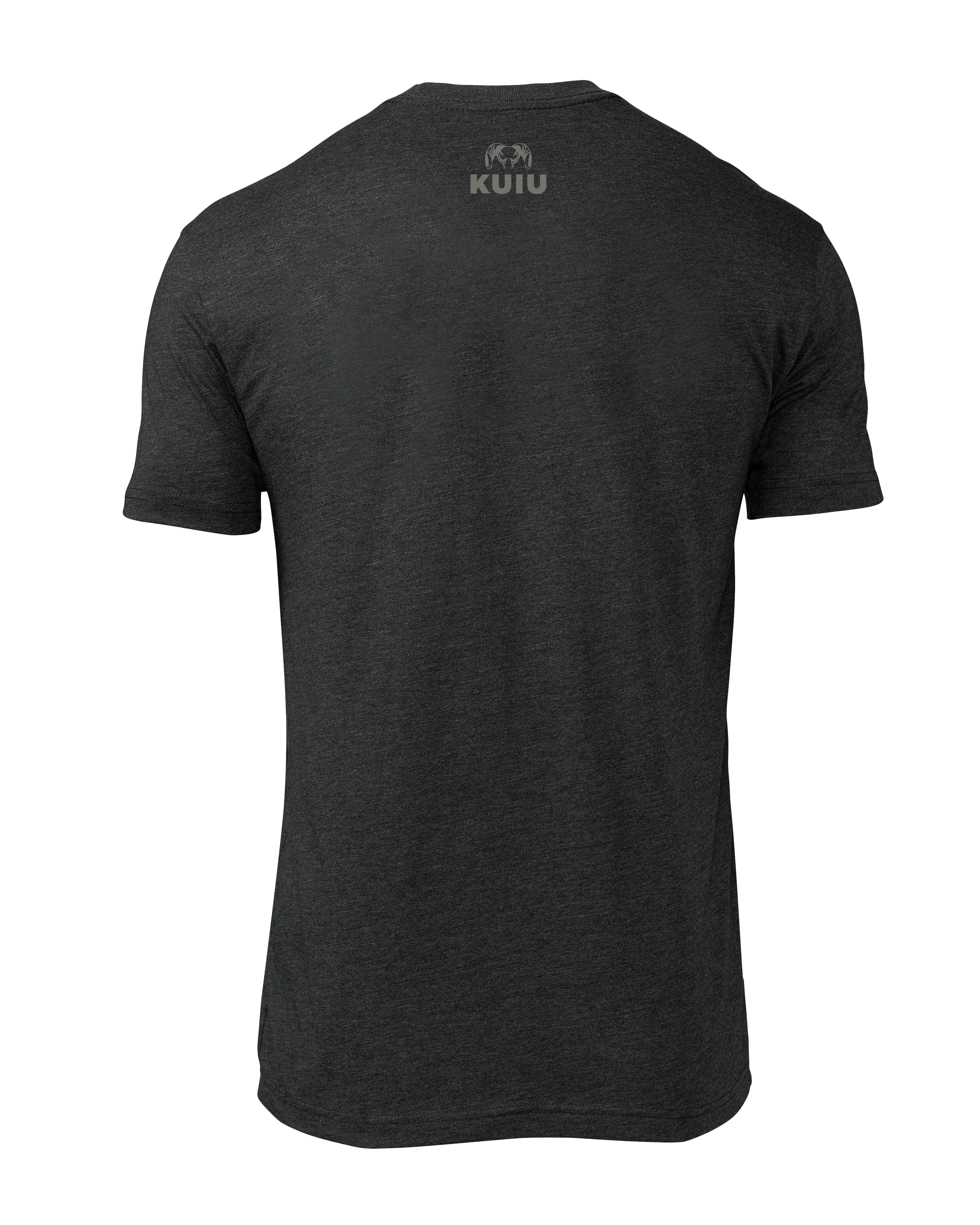 KUIU Topo Block Logo T-Shirt | Charcoal - Image 2