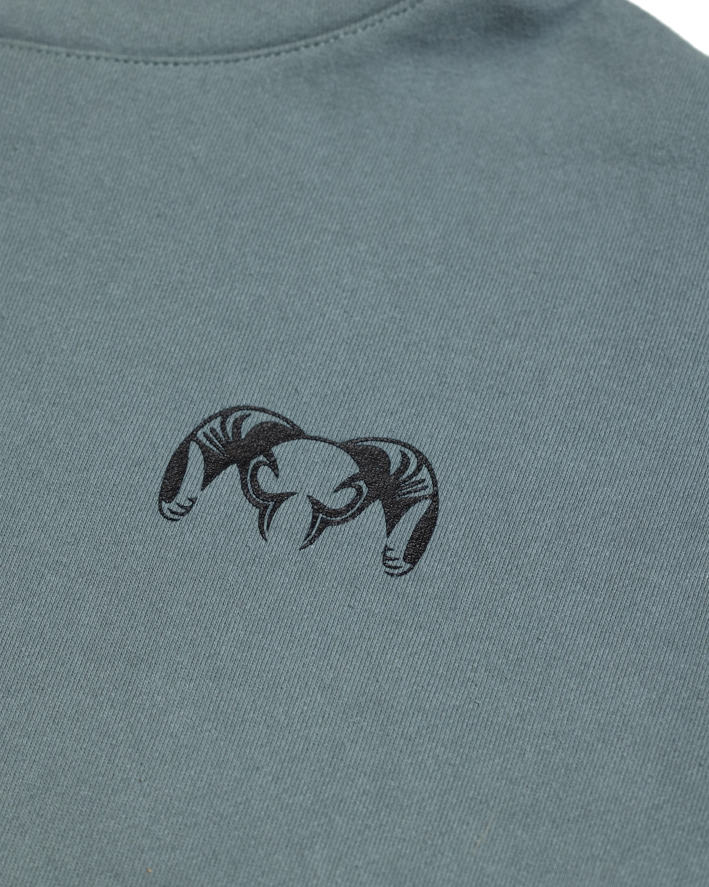 Alternative view of Workgrade Heavyweight Hoodie | Blue