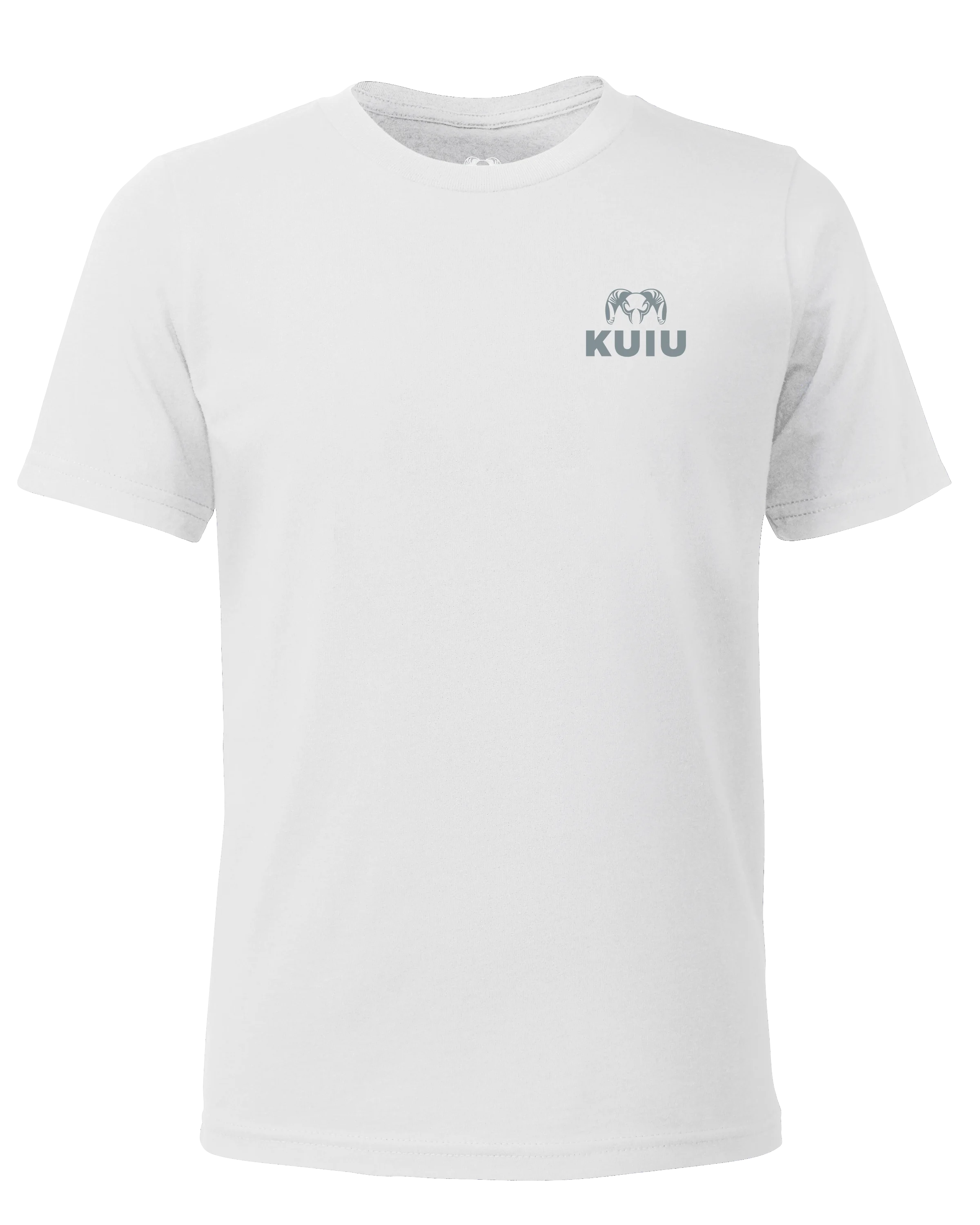 KUIU Youth Topo Back Logo T-Shirt | White - Image 2