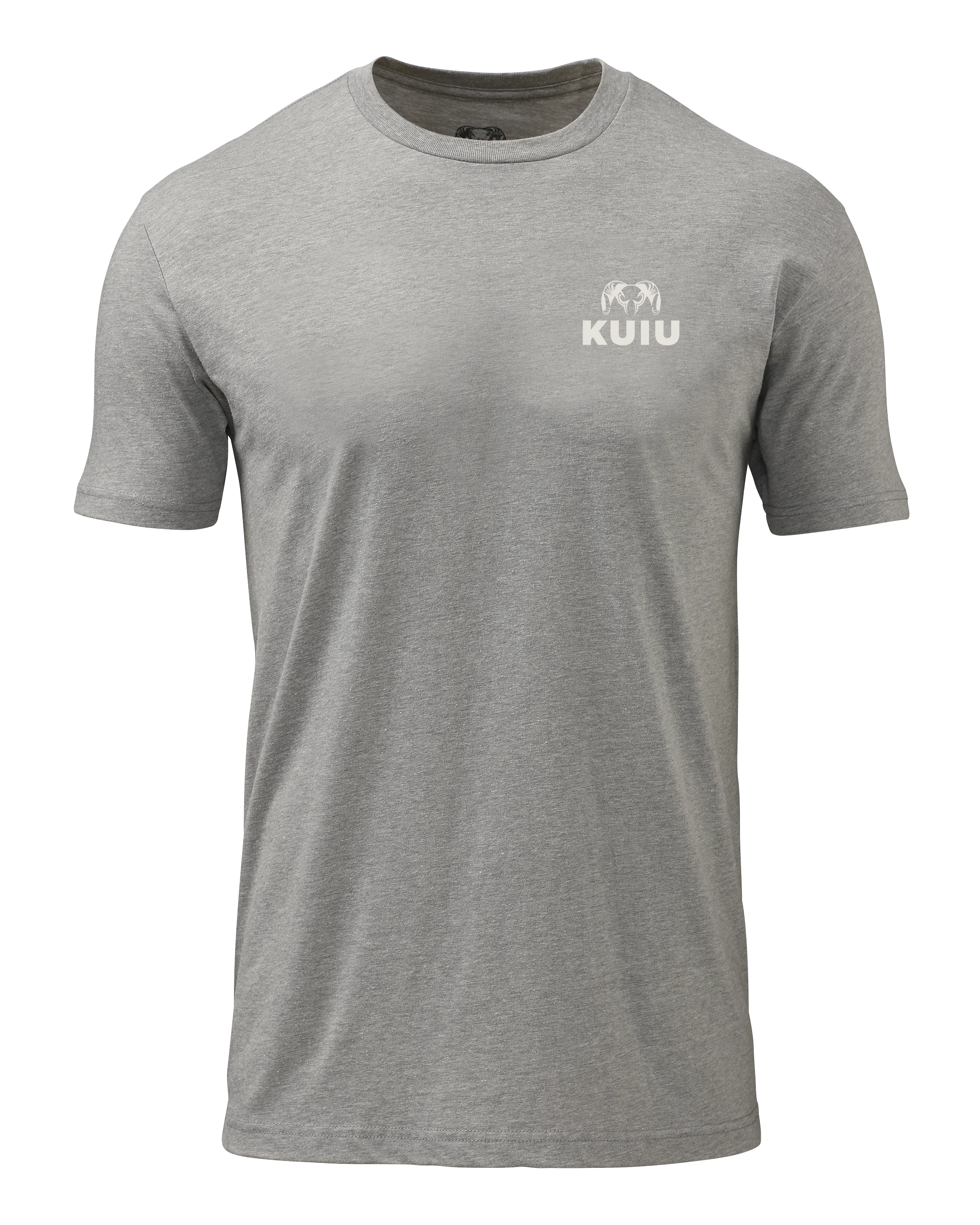 KUIU Retro Flag Fade T-Shirt | Heather Grey - Image 2