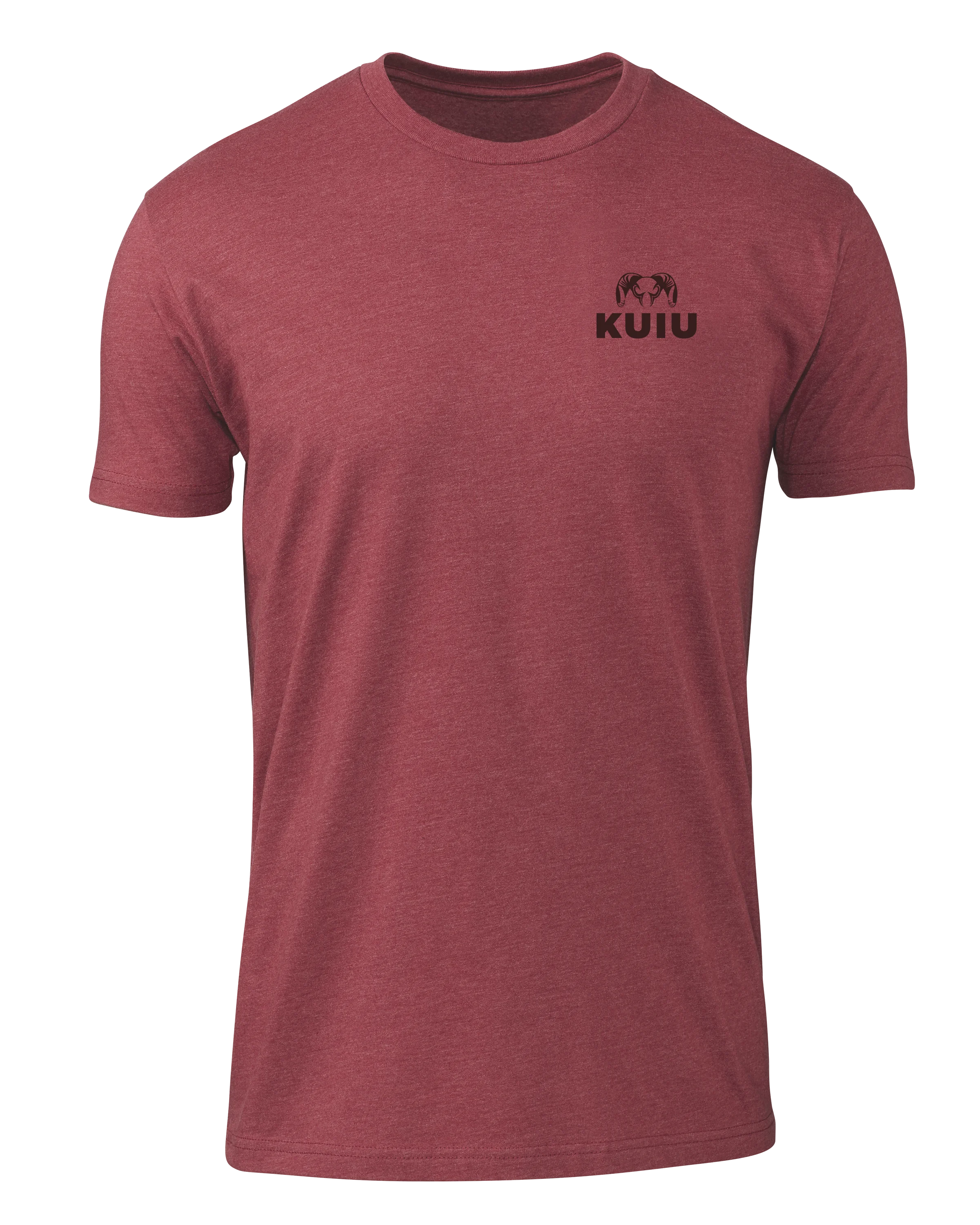 KUIU Solid Flag Fade T-Shirt | Cardinal - Image 2