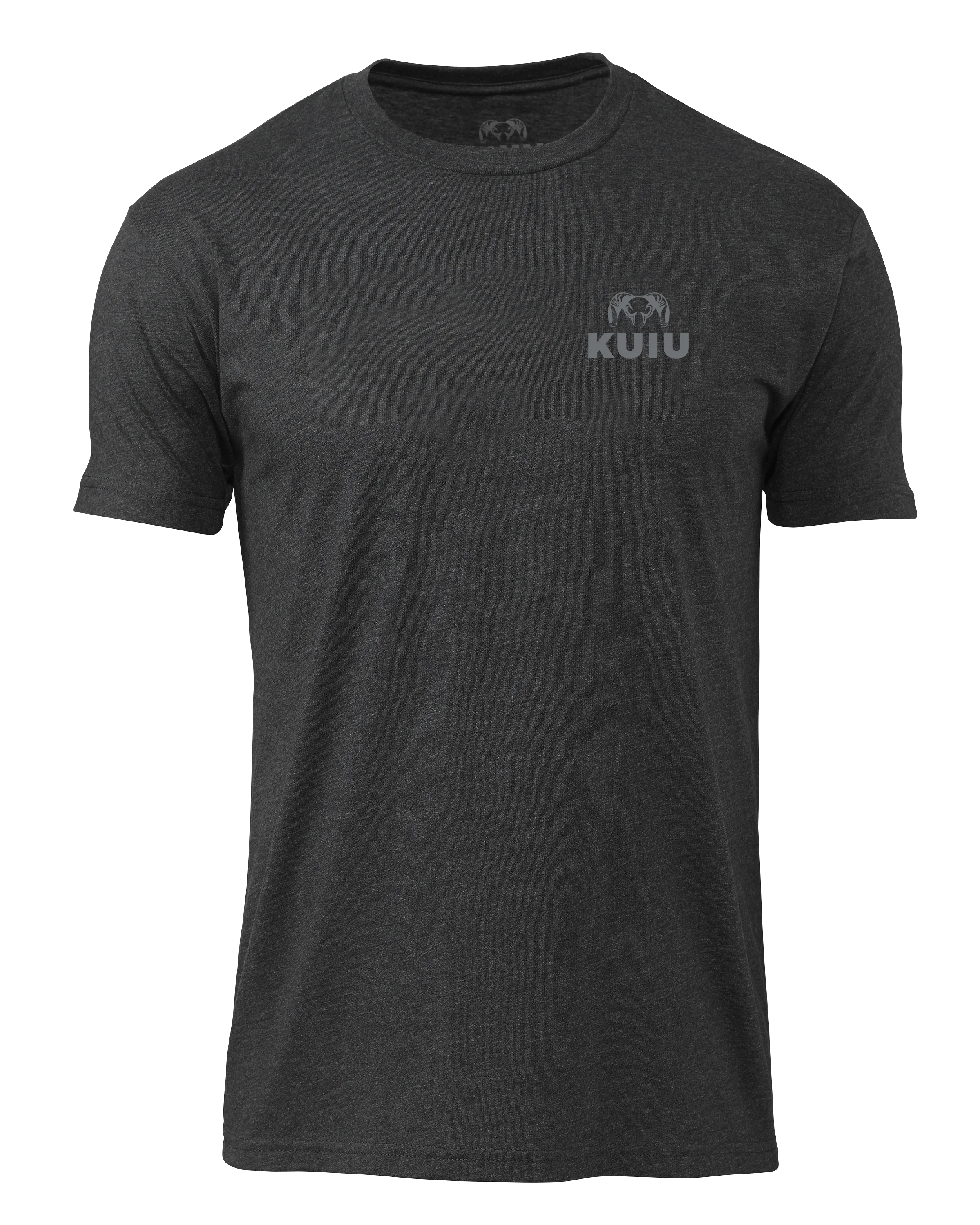 KUIU Solid Flag Fade T-Shirt | Charcoal - Image 2