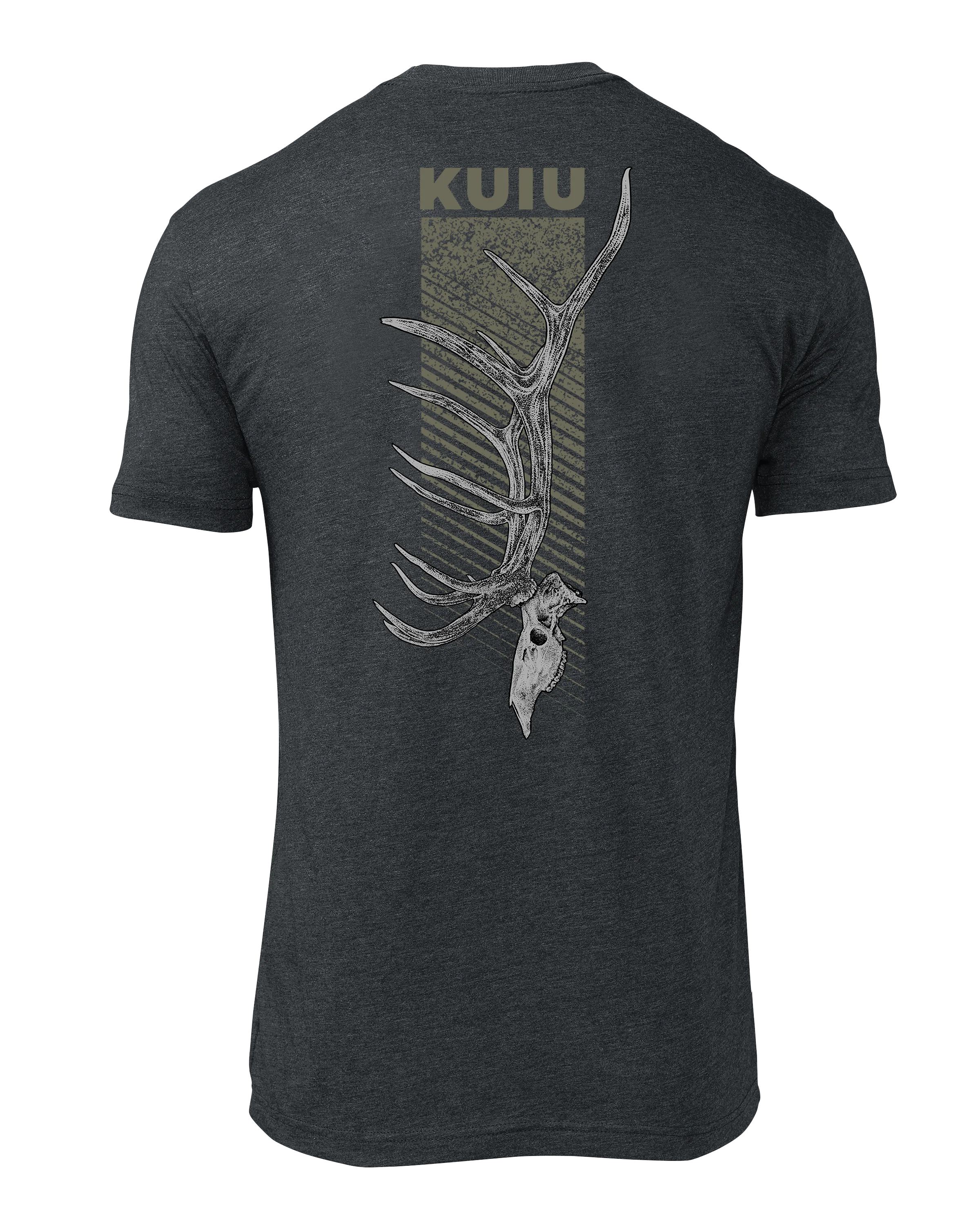 KUIU Elk Skull T-Shirt | Charcoal