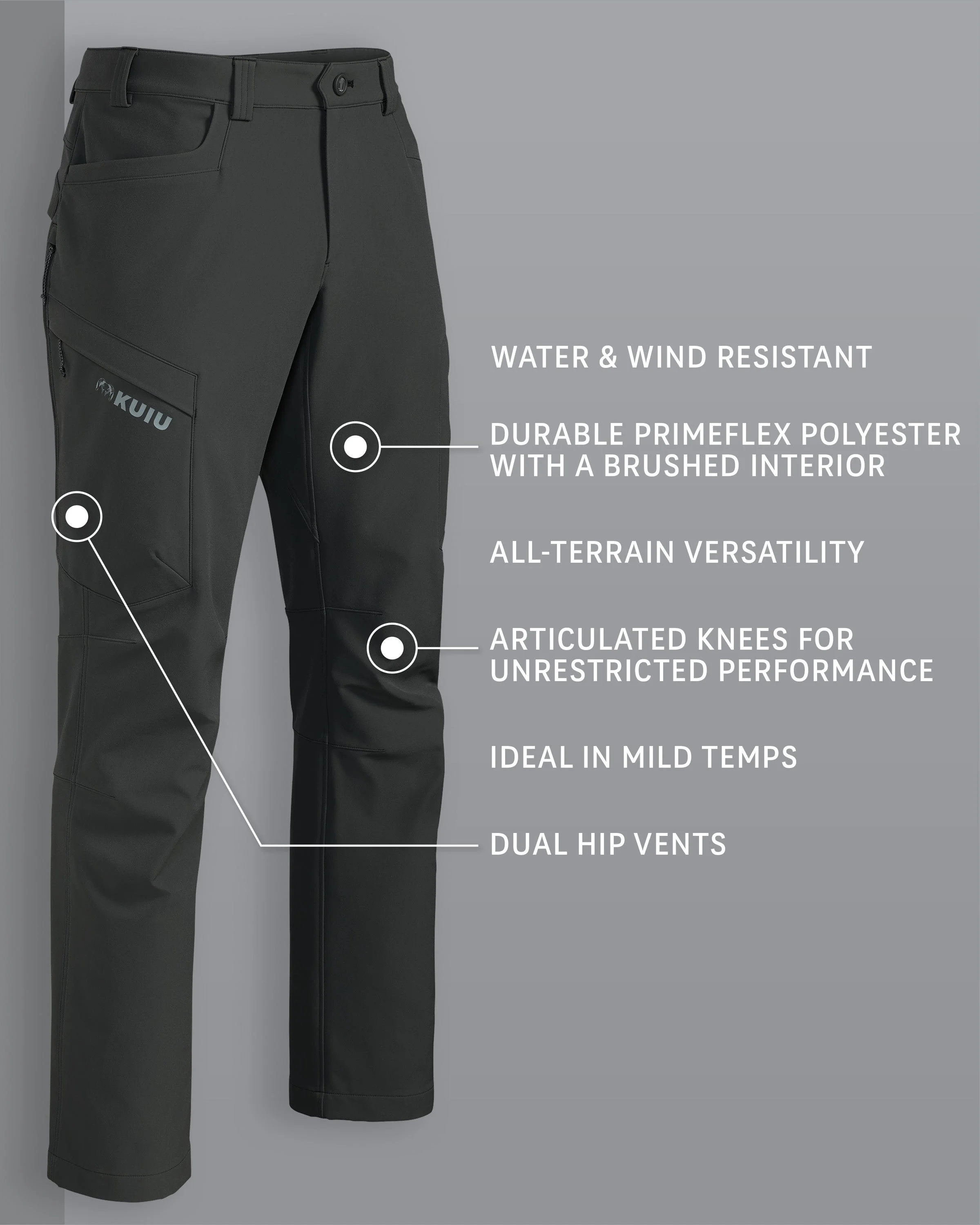 Alternative view of Attack Pant | Dark Gunmetal