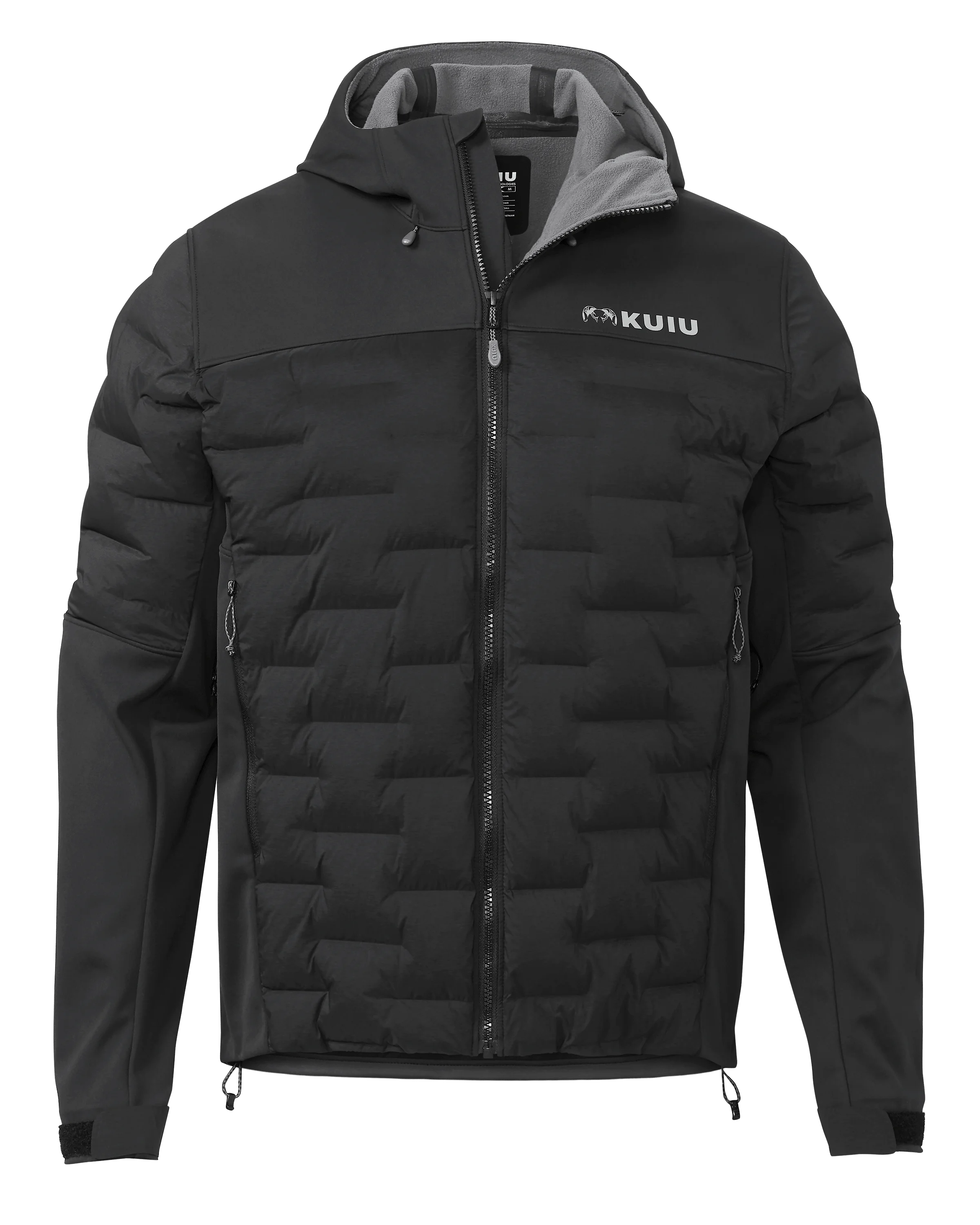 Axis Thermal Hybrid Hooded Jacket | Carbon