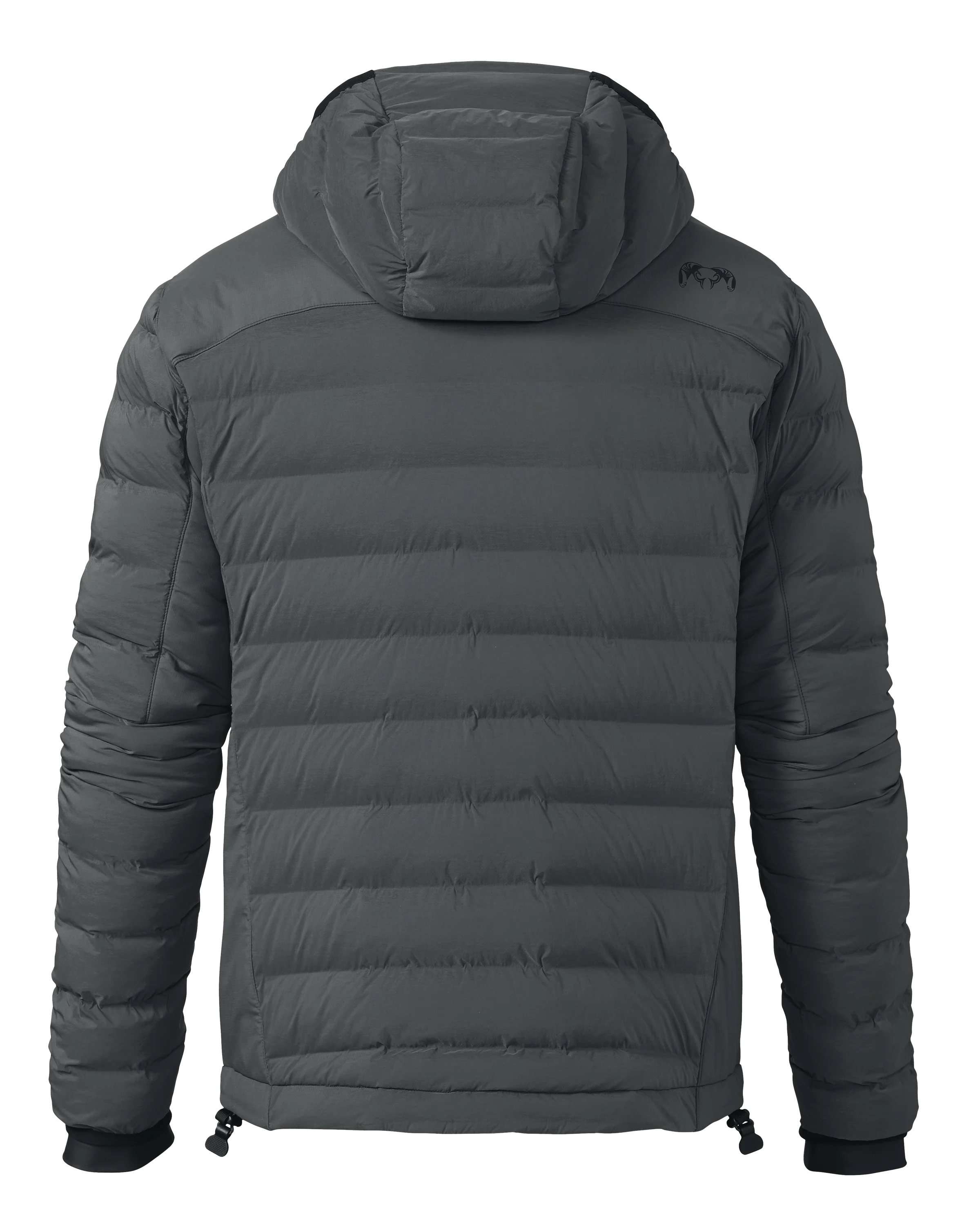 Alternative view of Outlet Flyway Insulated Hooded Jacket | Gunmetal