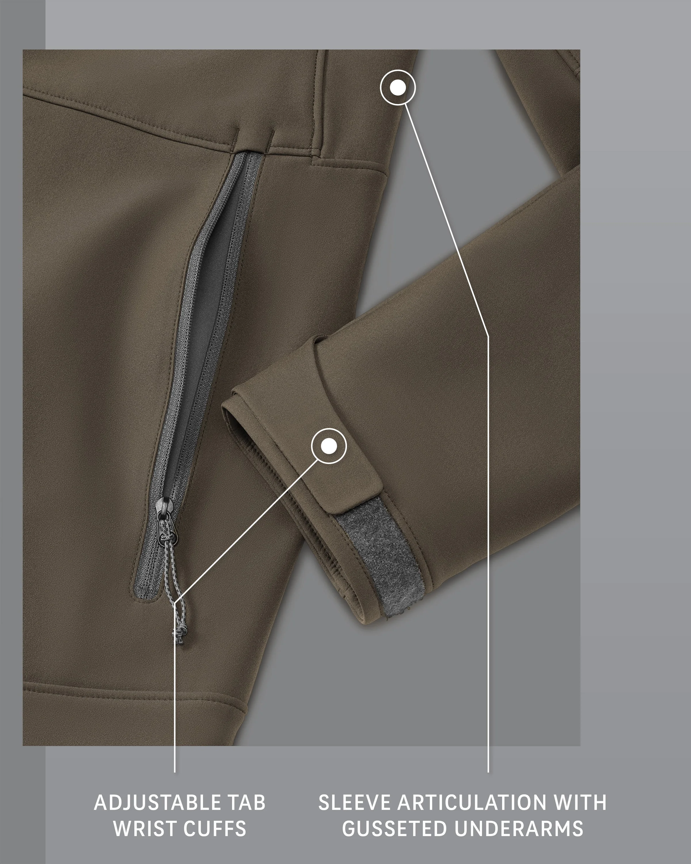 Guide PRO Hooded Jacket | Major Brown - Image 3
