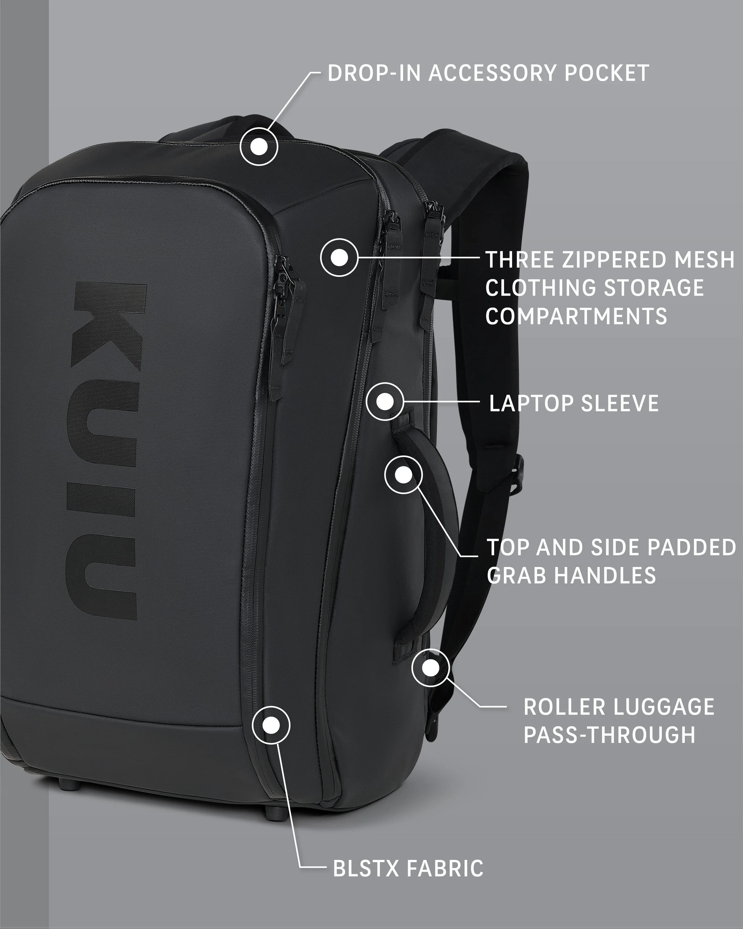 Alternative view of Waypoint Travel Backpack | Black
