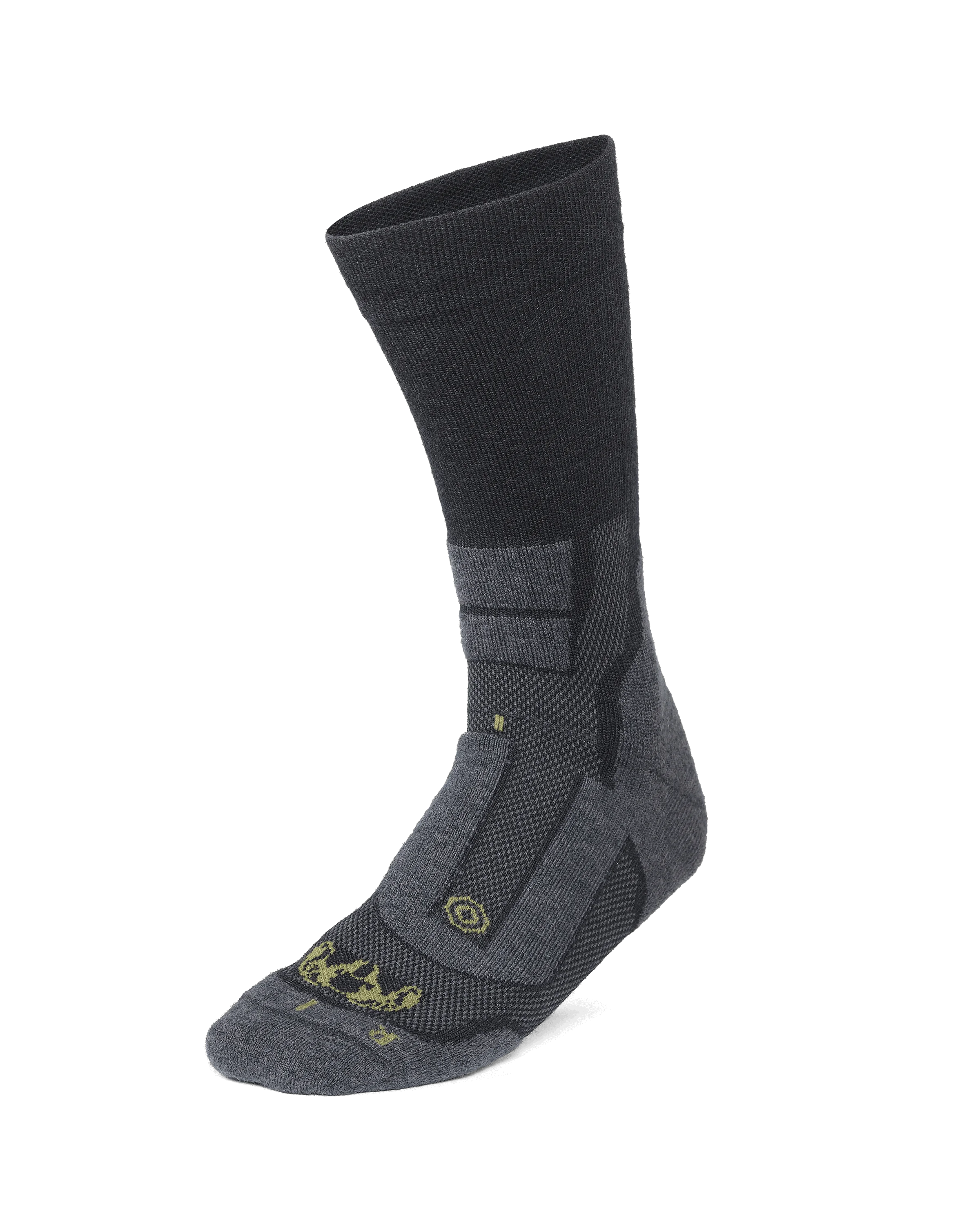 StrongWool Hybrid Crew Sock 4-Pair Pack | Grey Green - Image 3