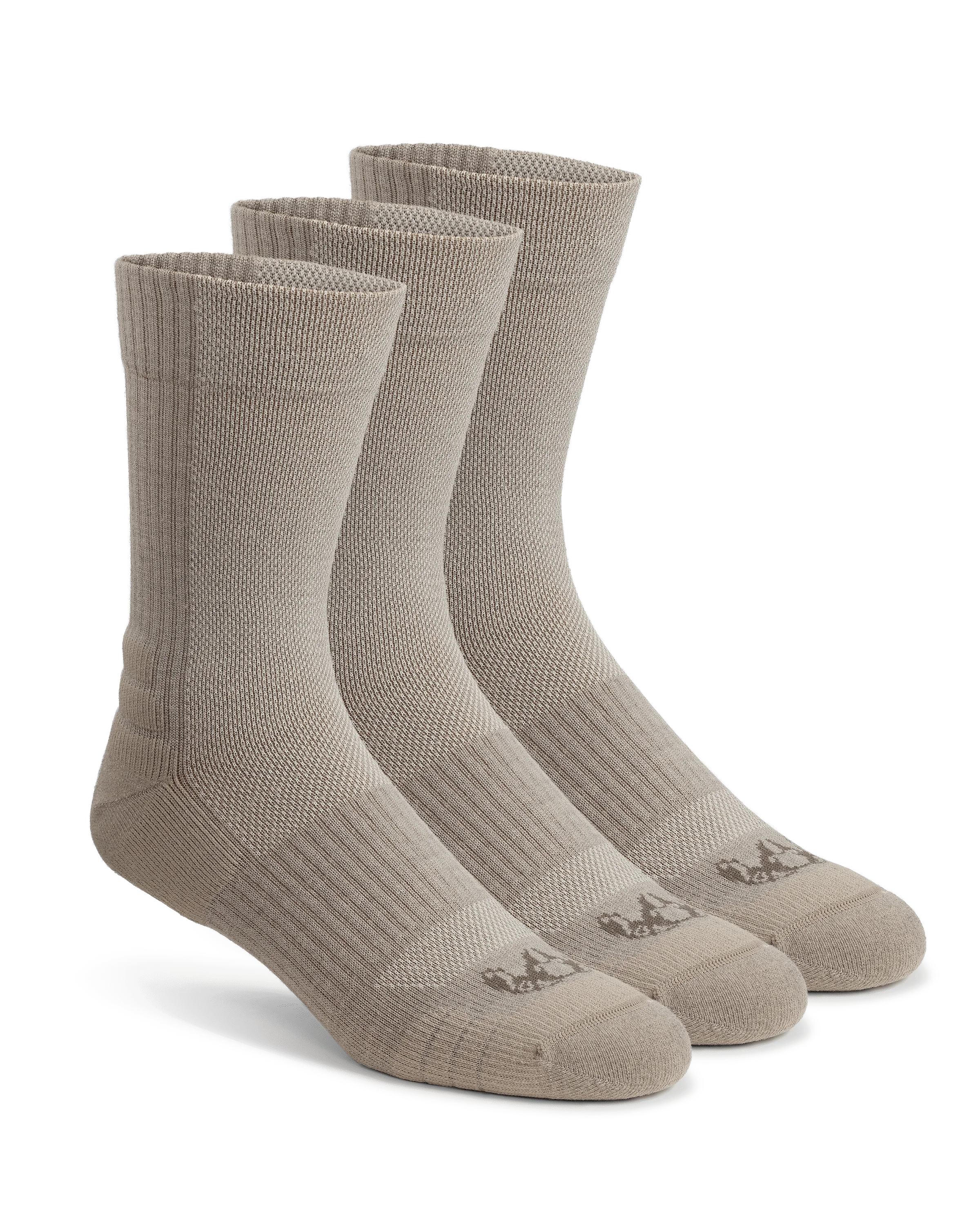 Merino Lightweight Performance Sock 3-Pair Pack | Khaki