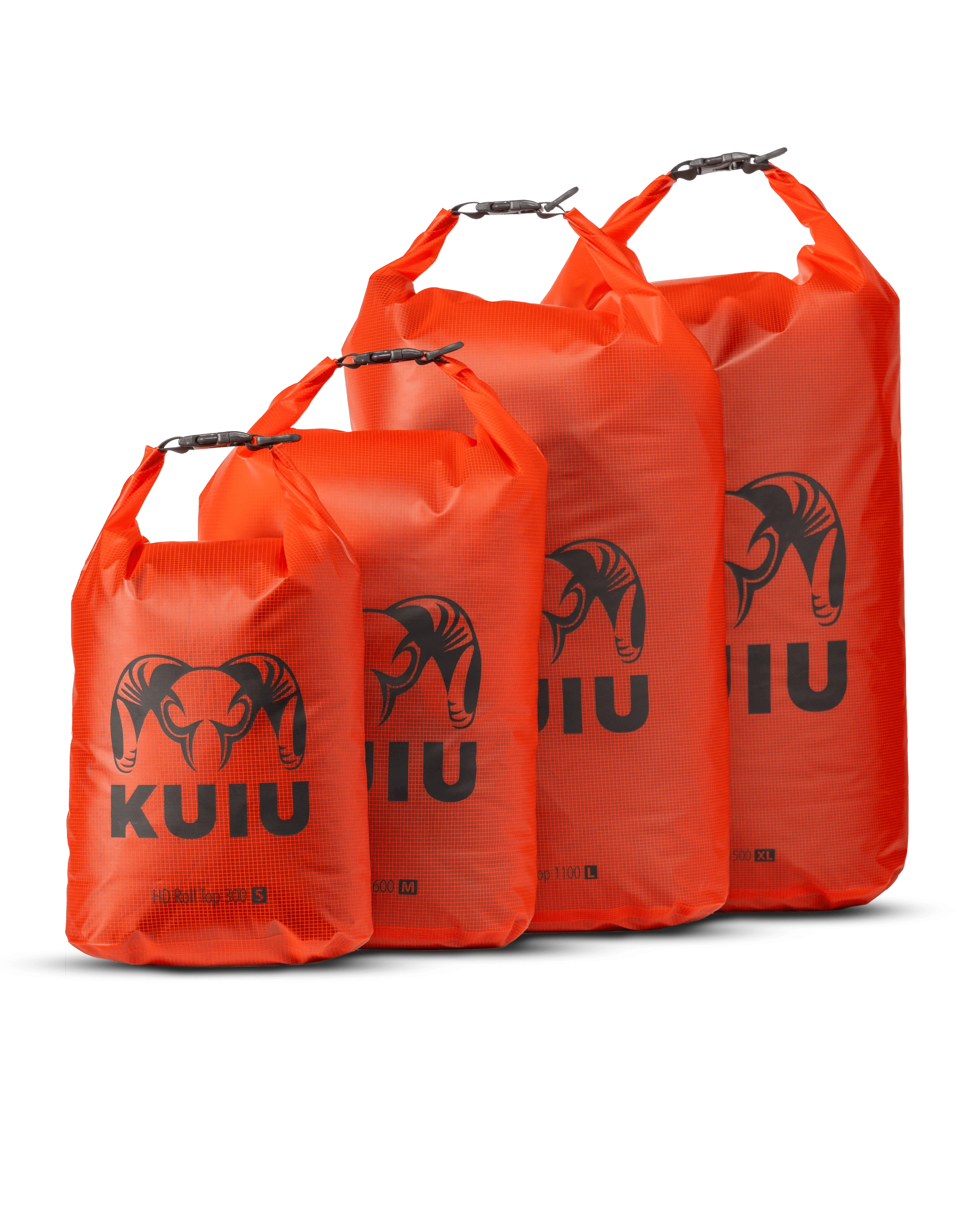 HD Roll Top Dry Bags | Blaze Orange - Image 2