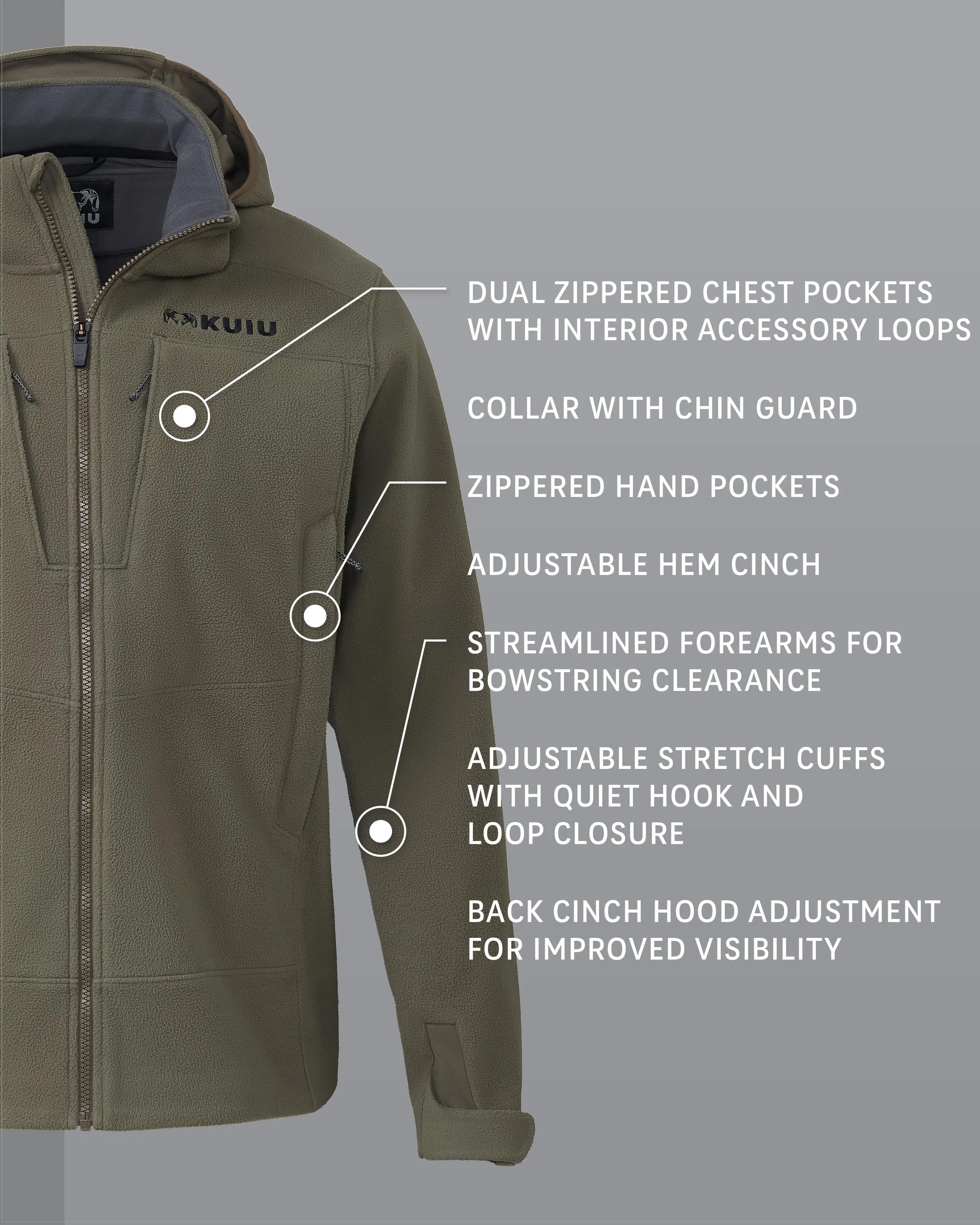 Outlet KUIU Proximity LT Hooded Jacket | Ash - Image 2