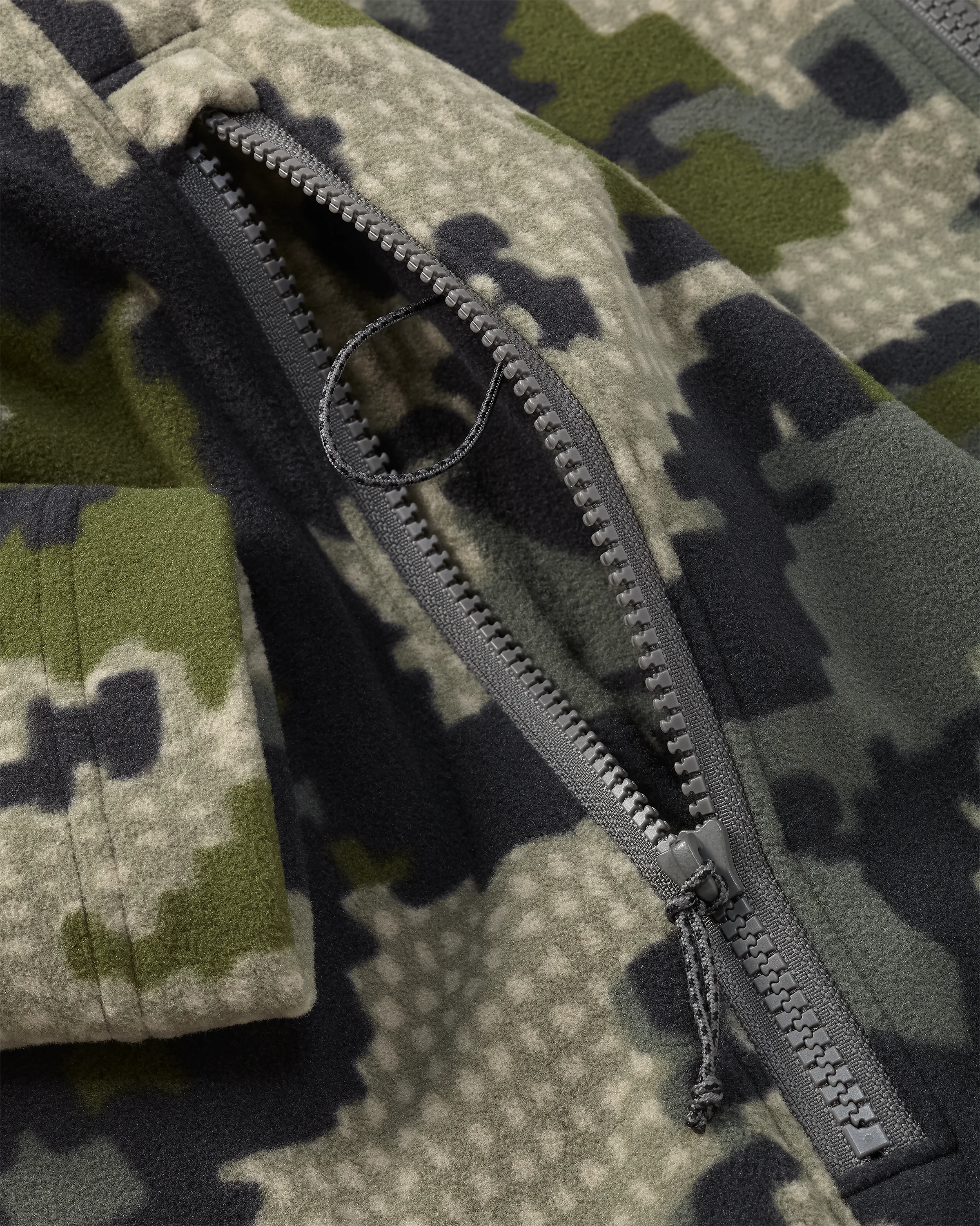 Border Fleece Full Zip | Verde - Image 3