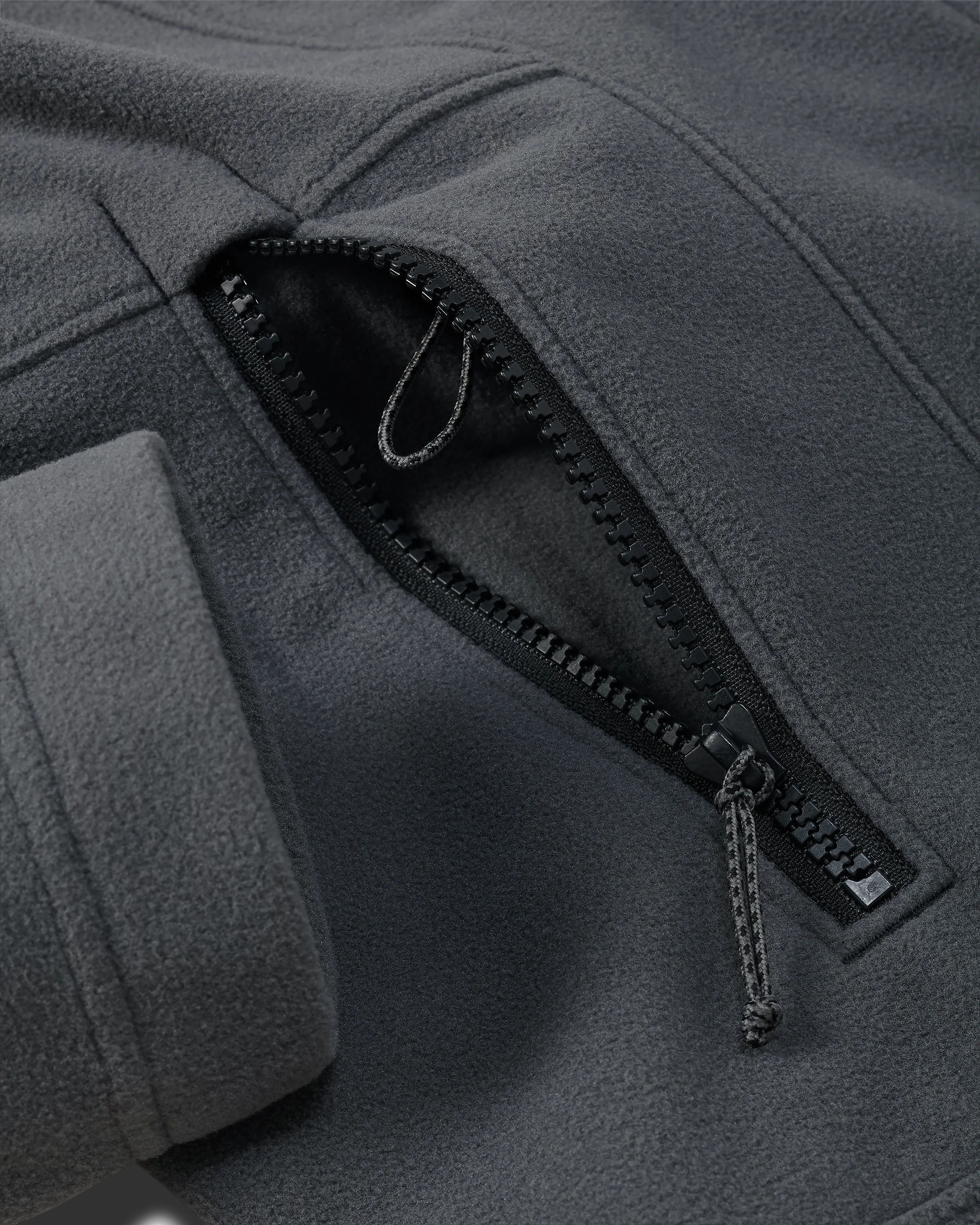 Women's Border Fleece Full Zip | Gunmetal - Image 3