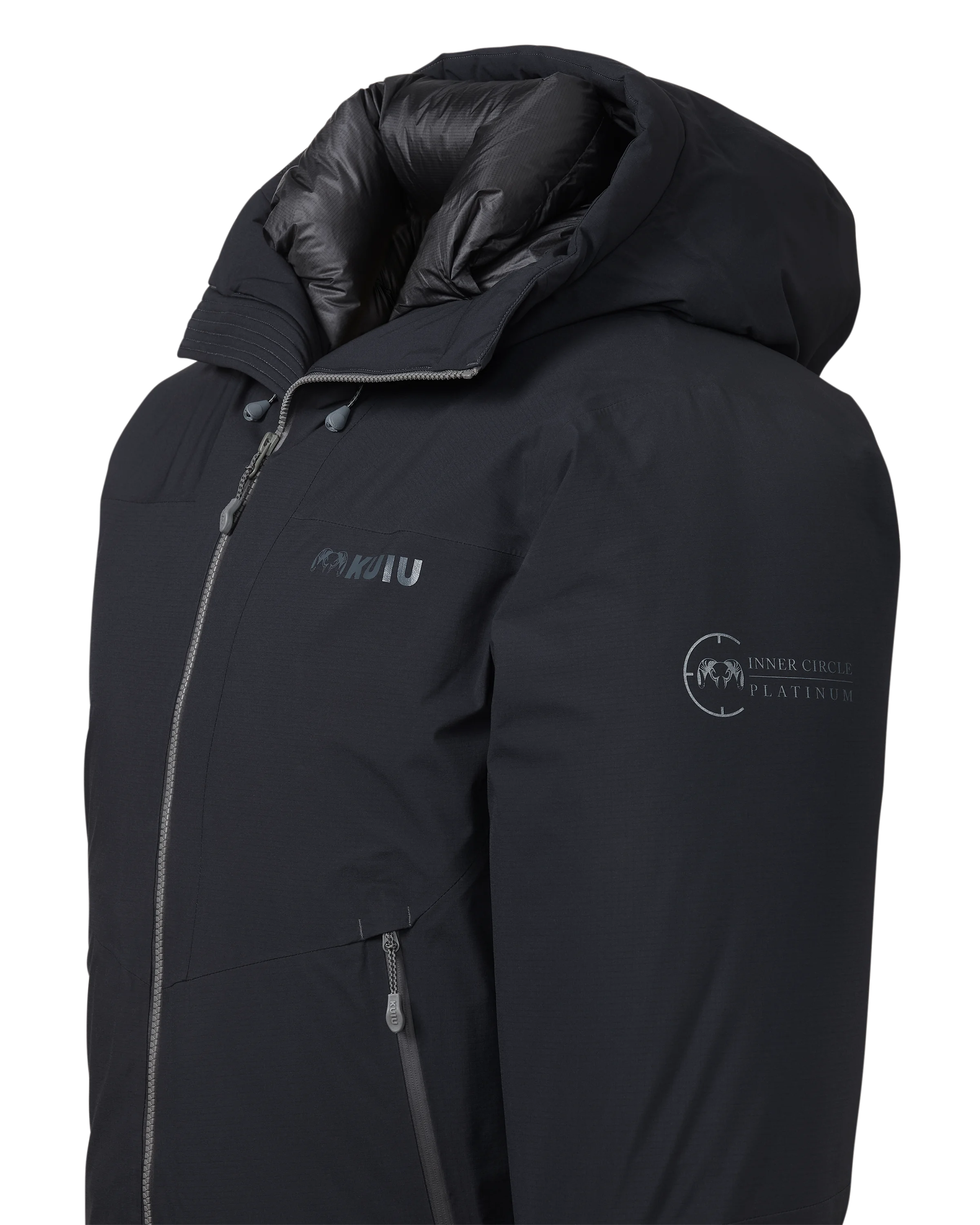 Alternative view of Super Down Burner Parka - Inner Circle Platinum Special Edition | Black