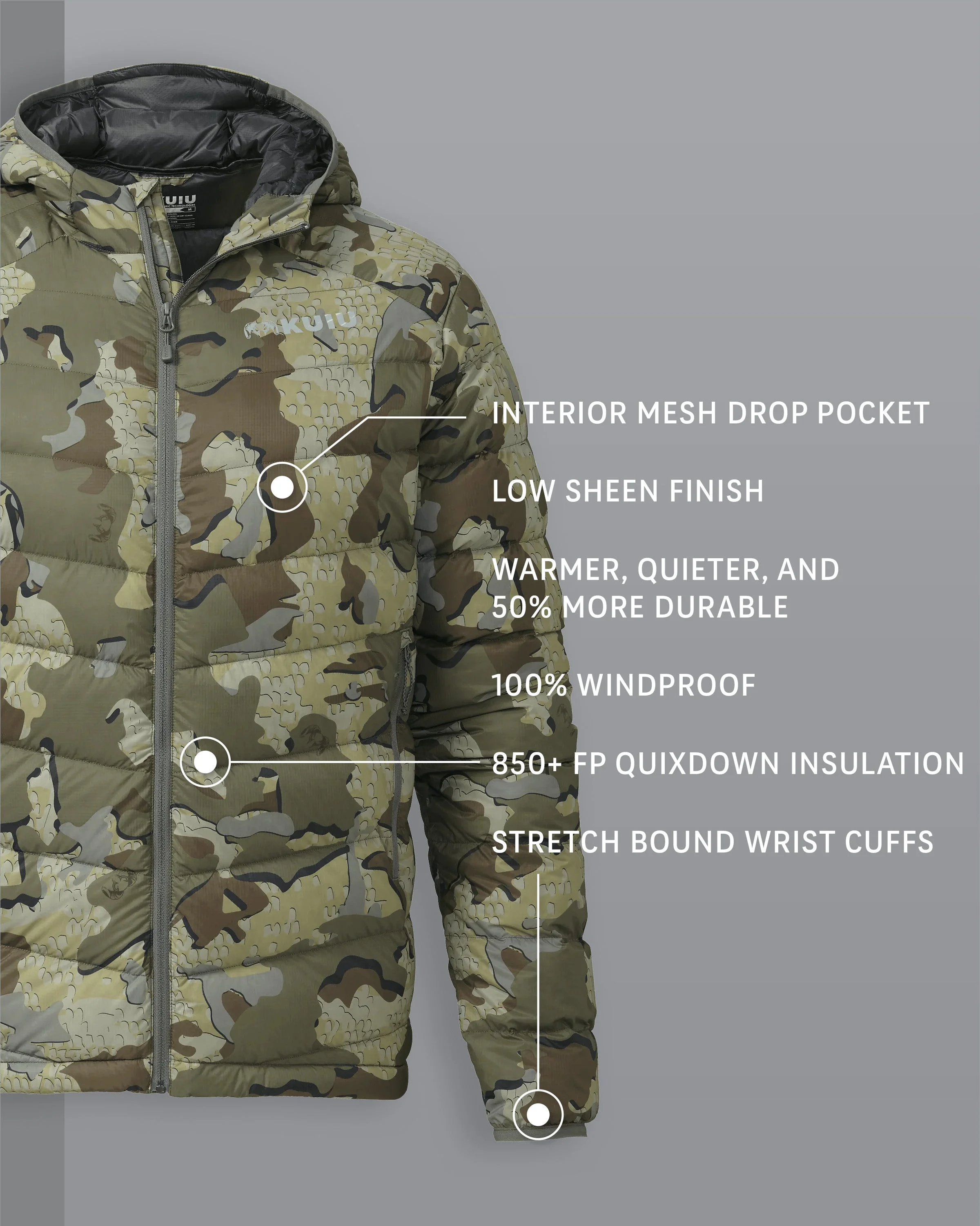 Alternative view of Super Down LT Hooded Jacket | Valo