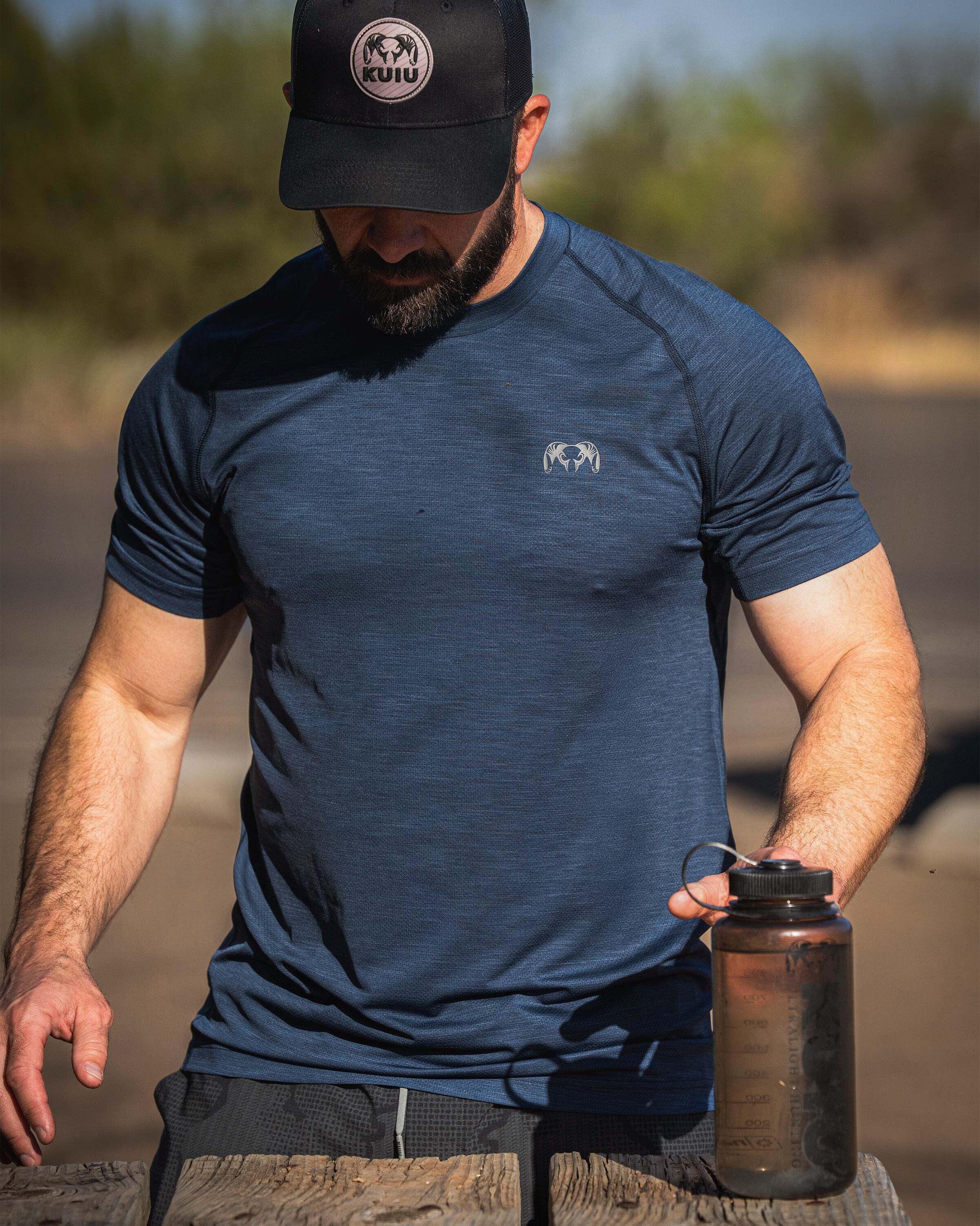 EnduroMesh SS Crew | Midnight Blue Heather - Image 5